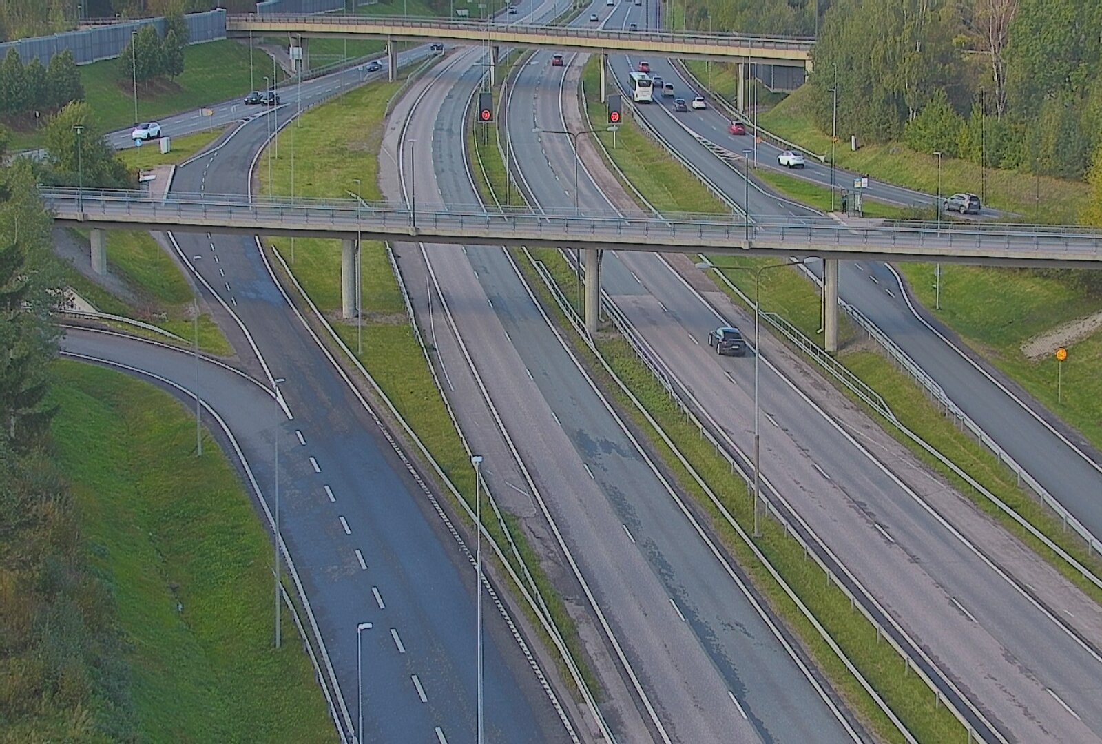 Weather Camera Image Road 101 Espoo, Turunväylä risteys, Espoo, Uusimaa