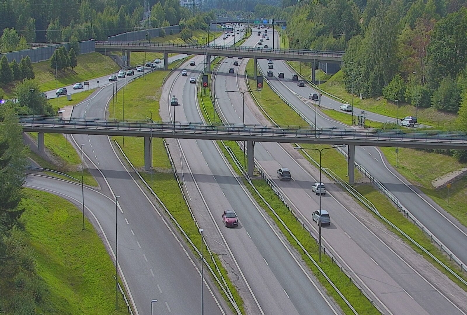 Kelikamerat Kuva Tie 101 Espoo, Turunväylän risteys, Espoo, Uusimaa