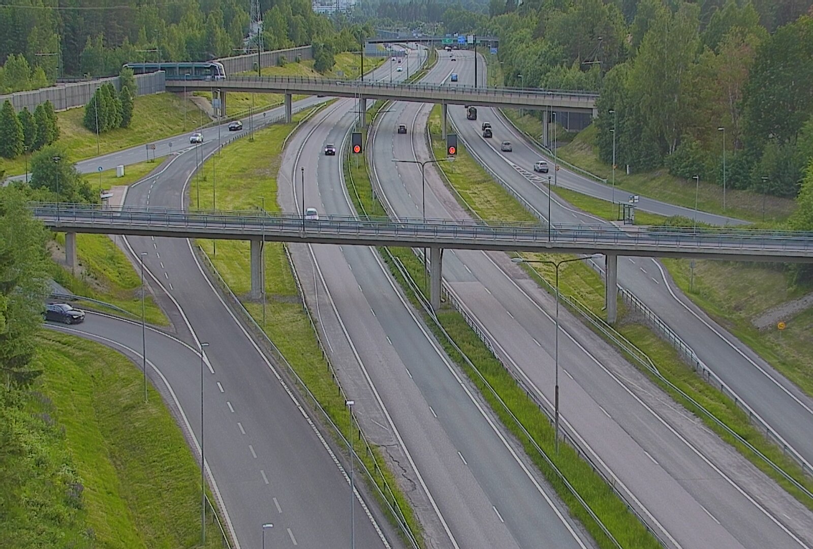 Kelikamerat Kuva Tie 101 Espoo, Turunväylän risteys, Espoo, Uusimaa