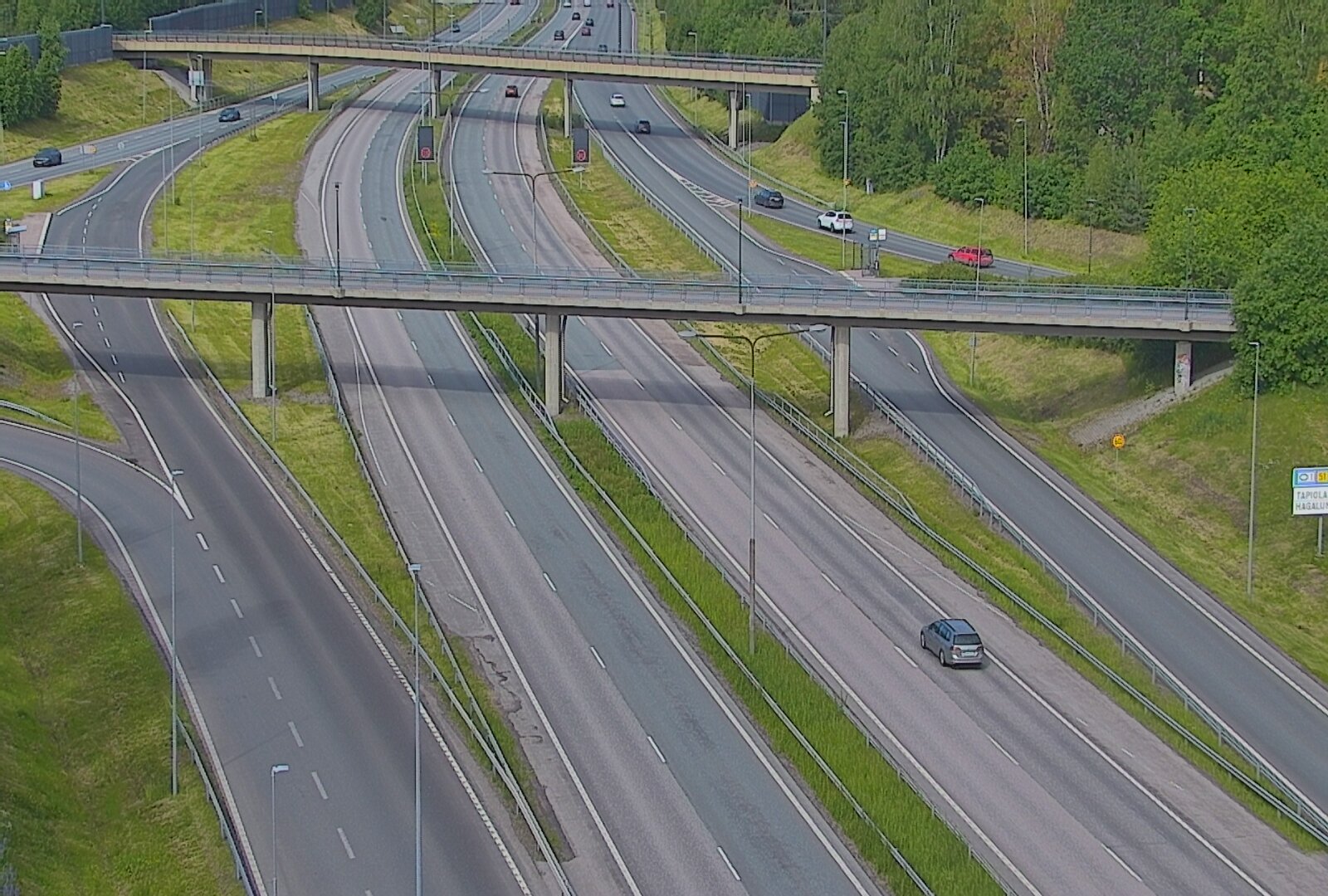 Kelikamerat Kuva Tie 101 Espoo, Turunväylän risteys, Espoo, Uusimaa