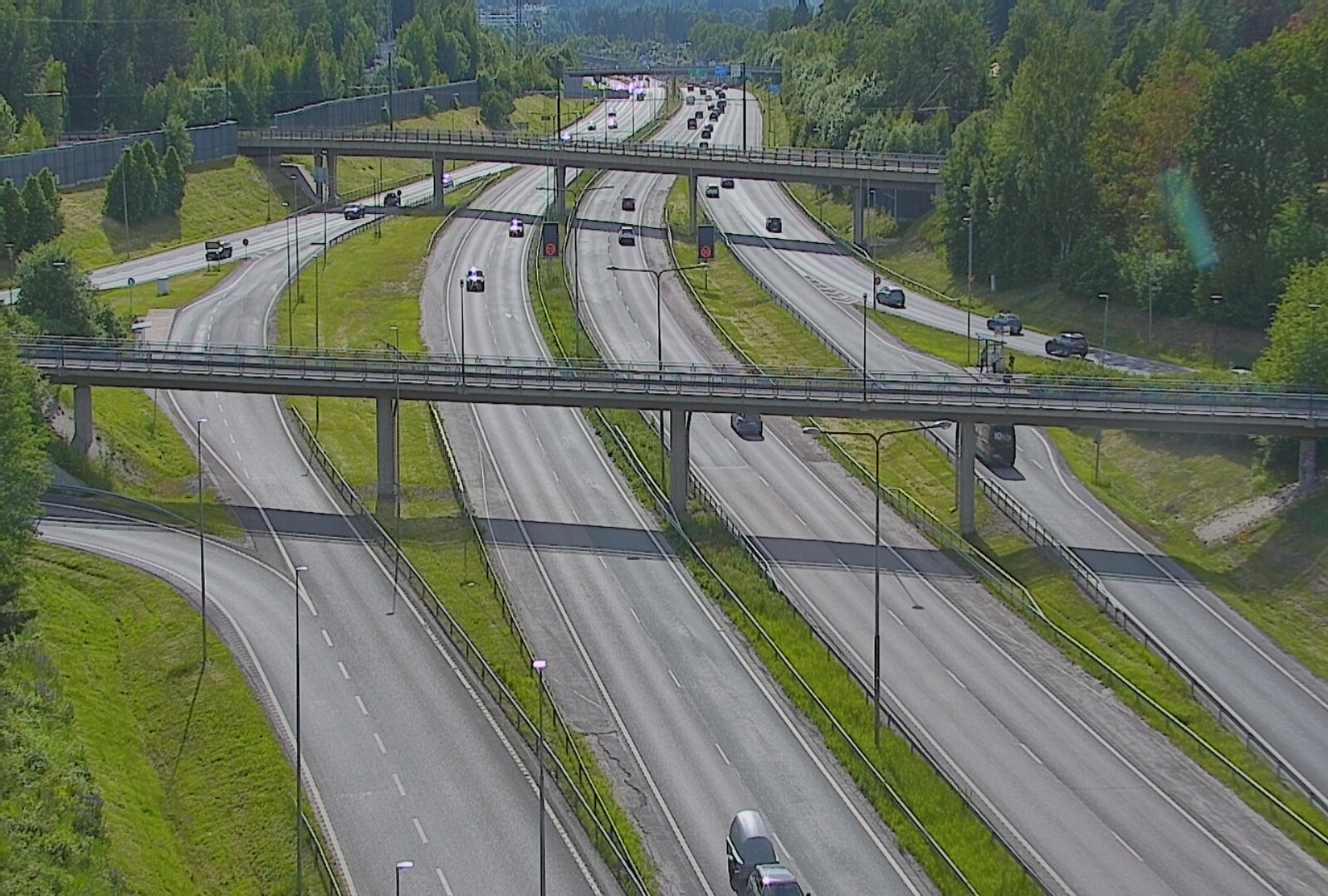 Kelikamerat Kuva Tie 101 Espoo, Turunväylän risteys, Espoo, Uusimaa