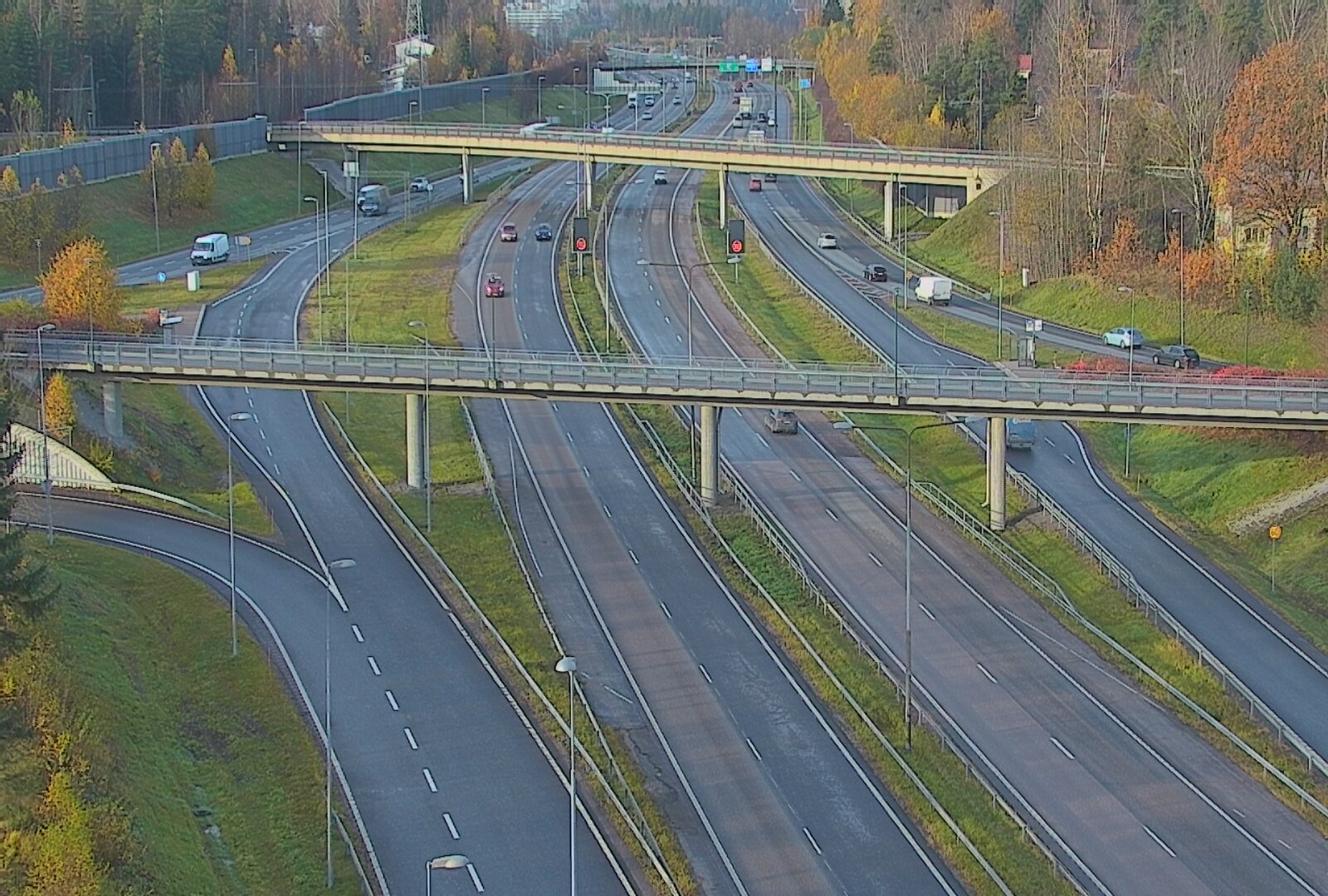 Kelikamerat Kuva Tie 101 Espoo, Turunväylän risteys, Espoo, Uusimaa