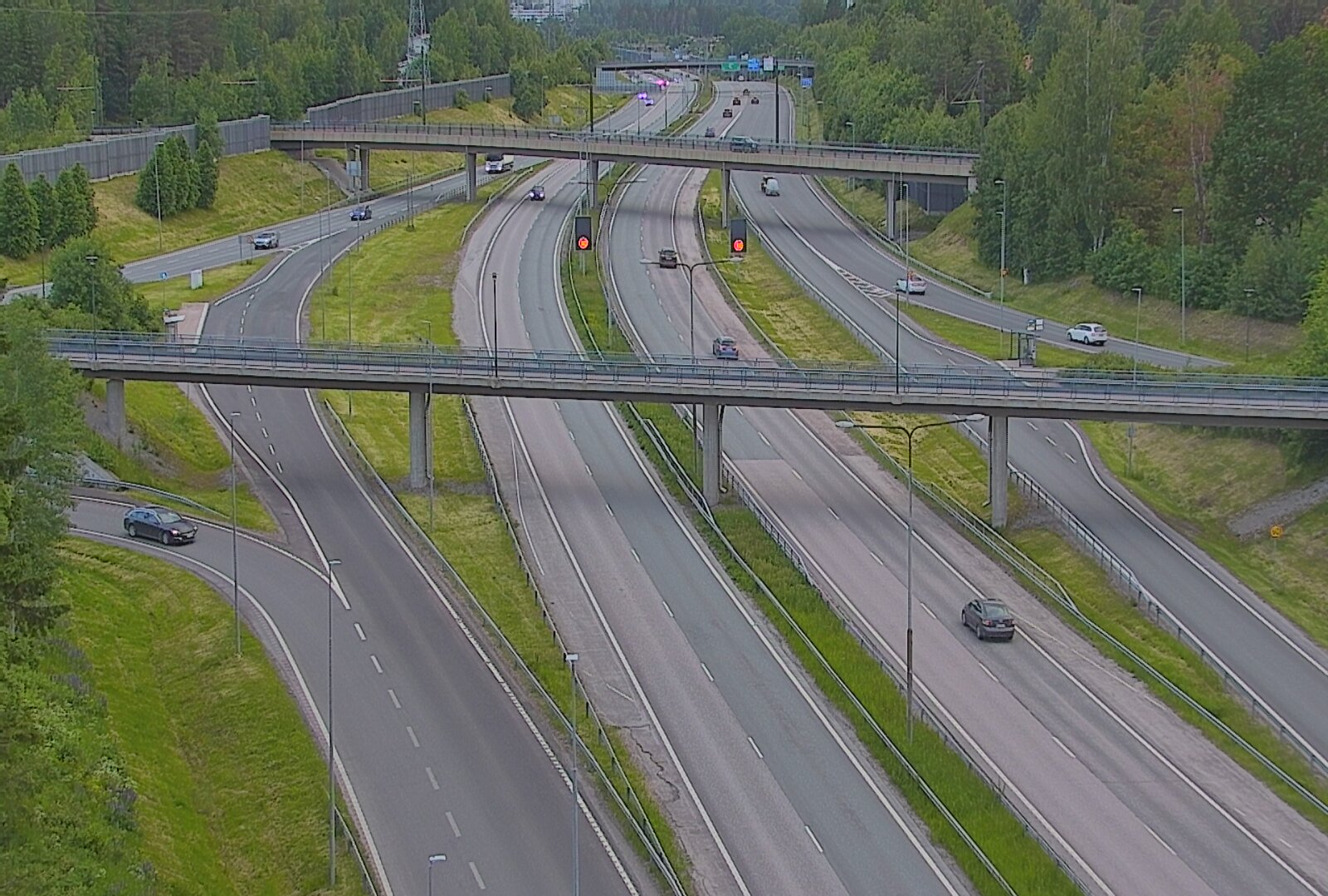 Kelikamerat Kuva Tie 101 Espoo, Turunväylän risteys, Espoo, Uusimaa