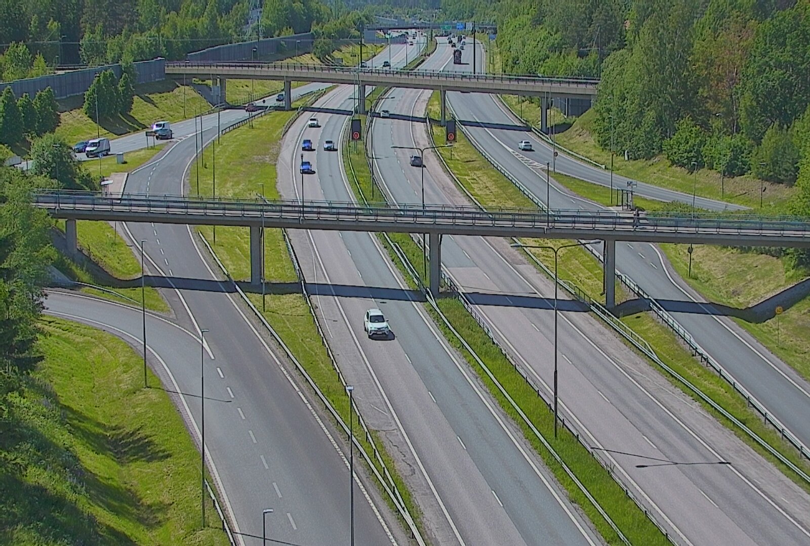Kelikamerat Kuva Tie 101 Espoo, Turunväylän risteys, Espoo, Uusimaa