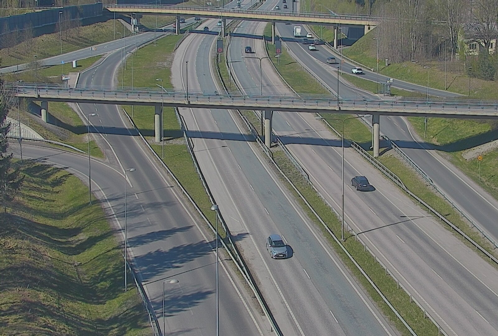 Weather Camera Image Väg 101 Esbo, Åboleden korsning, Espoo, Uusimaa