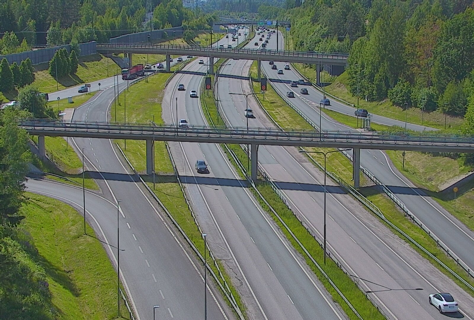Kelikamerat Kuva Tie 101 Espoo, Turunväylän risteys, Espoo, Uusimaa