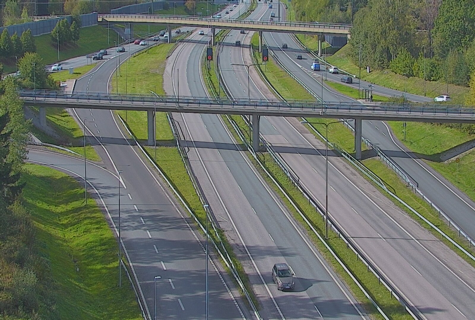 Weather Camera Image Road 101 Espoo, Turunväylä risteys, Espoo, Uusimaa