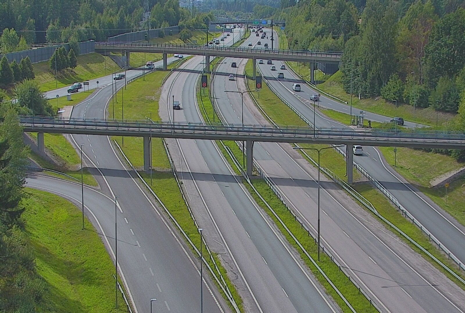 Kelikamerat Kuva Tie 101 Espoo, Turunväylän risteys, Espoo, Uusimaa