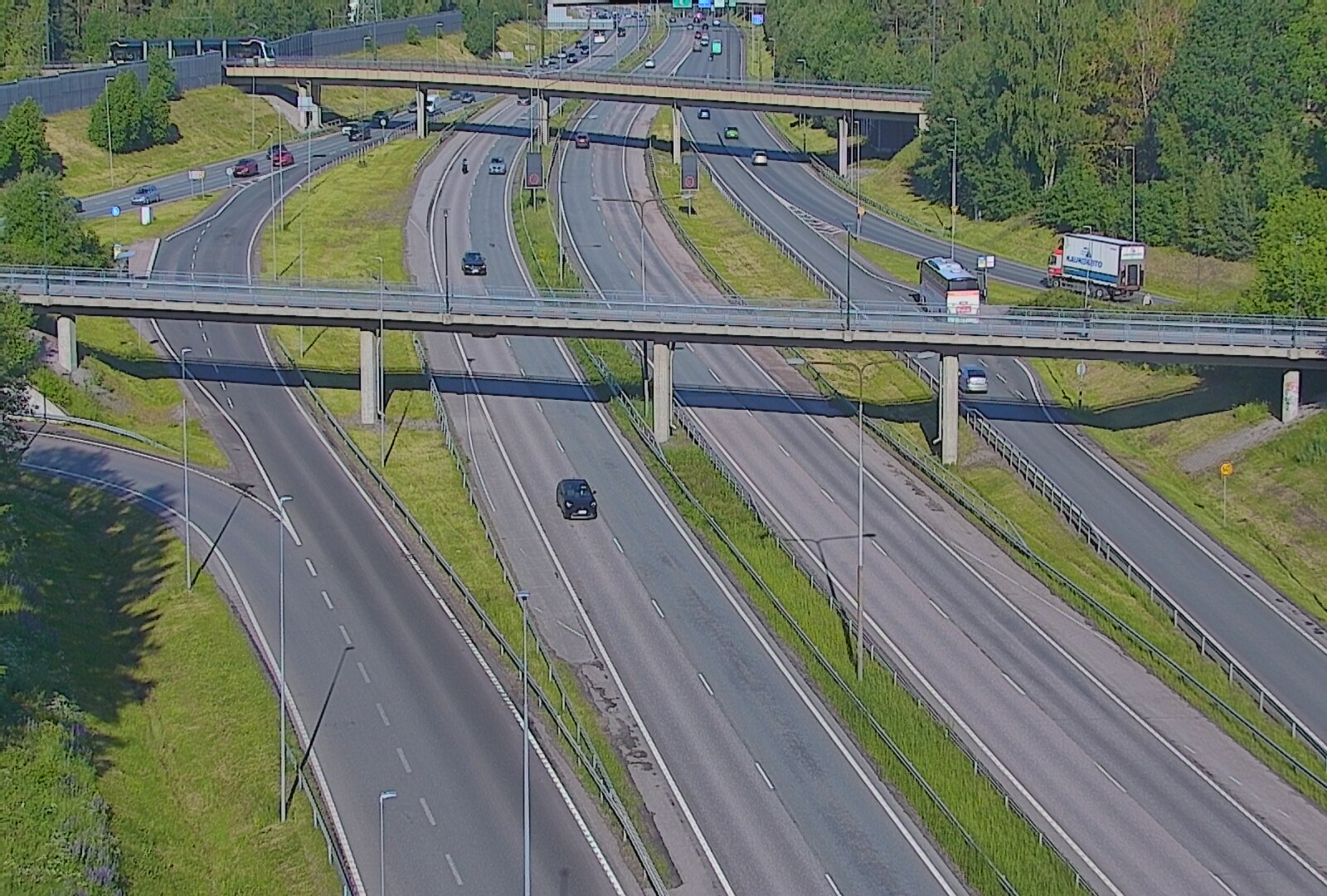 Kelikamerat Kuva Tie 101 Espoo, Turunväylän risteys, Espoo, Uusimaa