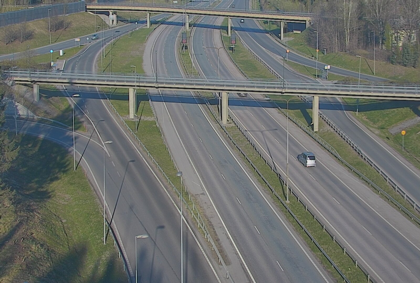 Weather Camera Image Väg 101 Esbo, Åboleden korsning, Espoo, Uusimaa