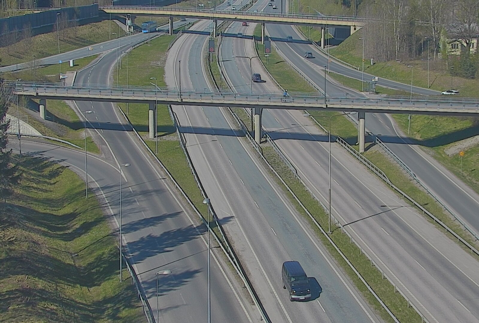 Weather Camera Image Väg 101 Esbo, Åboleden korsning, Espoo, Uusimaa