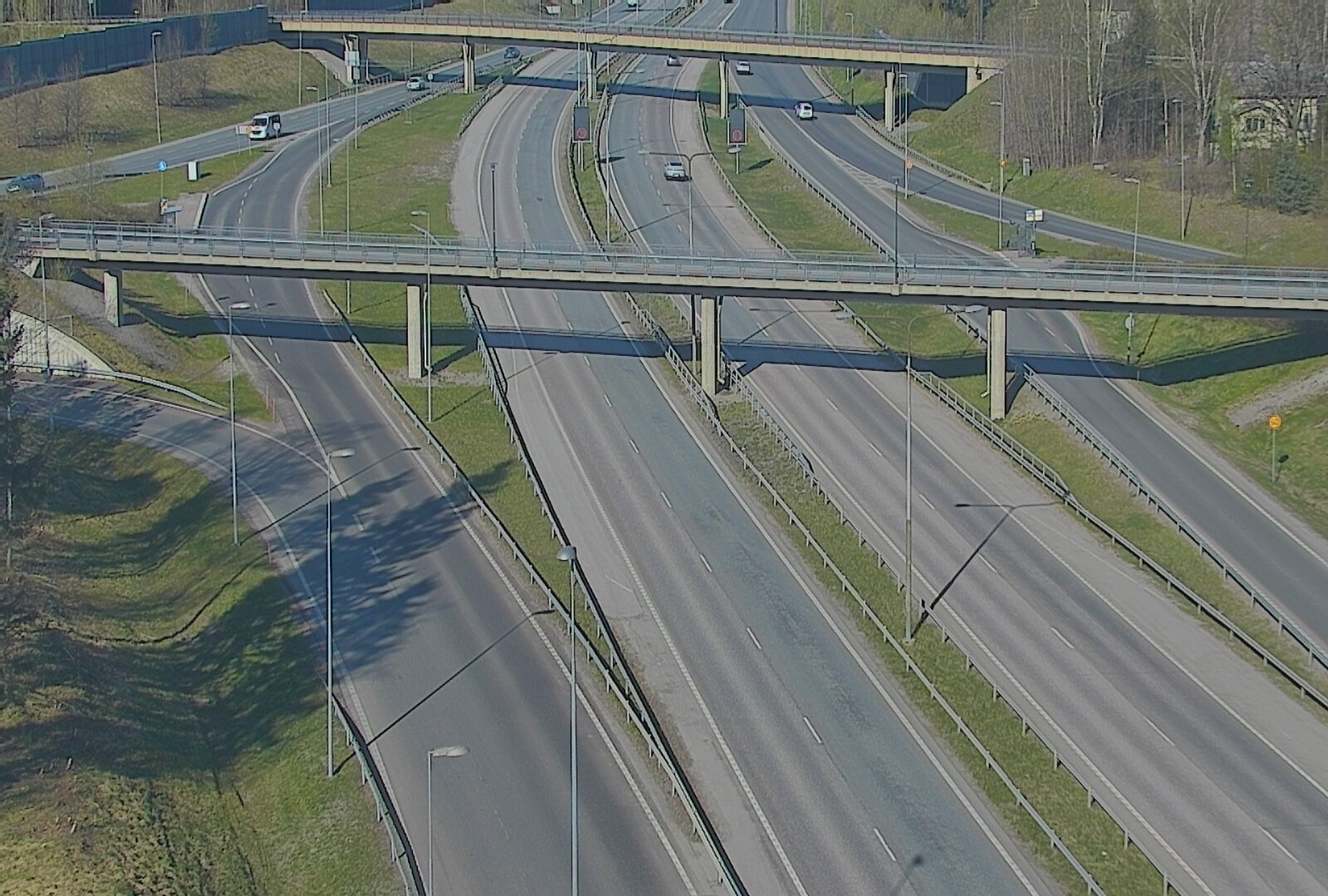 Weather Camera Image Väg 101 Esbo, Åboleden korsning, Espoo, Uusimaa