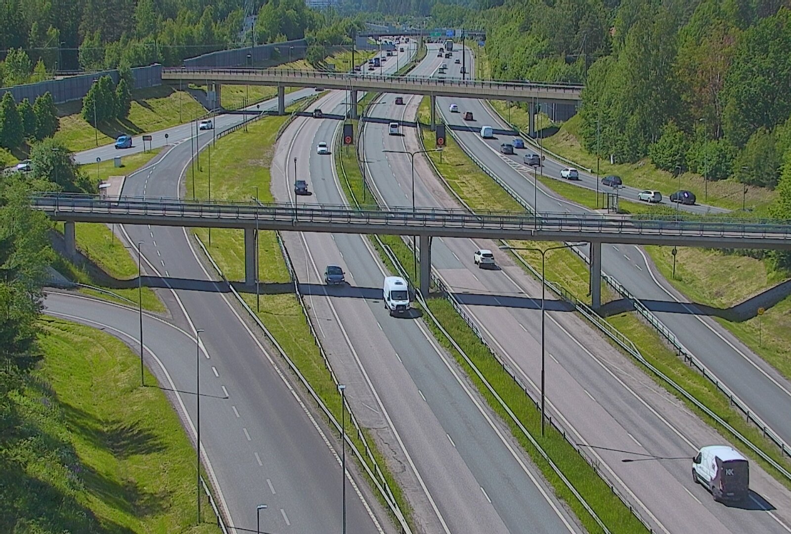 Kelikamerat Kuva Tie 101 Espoo, Turunväylän risteys, Espoo, Uusimaa