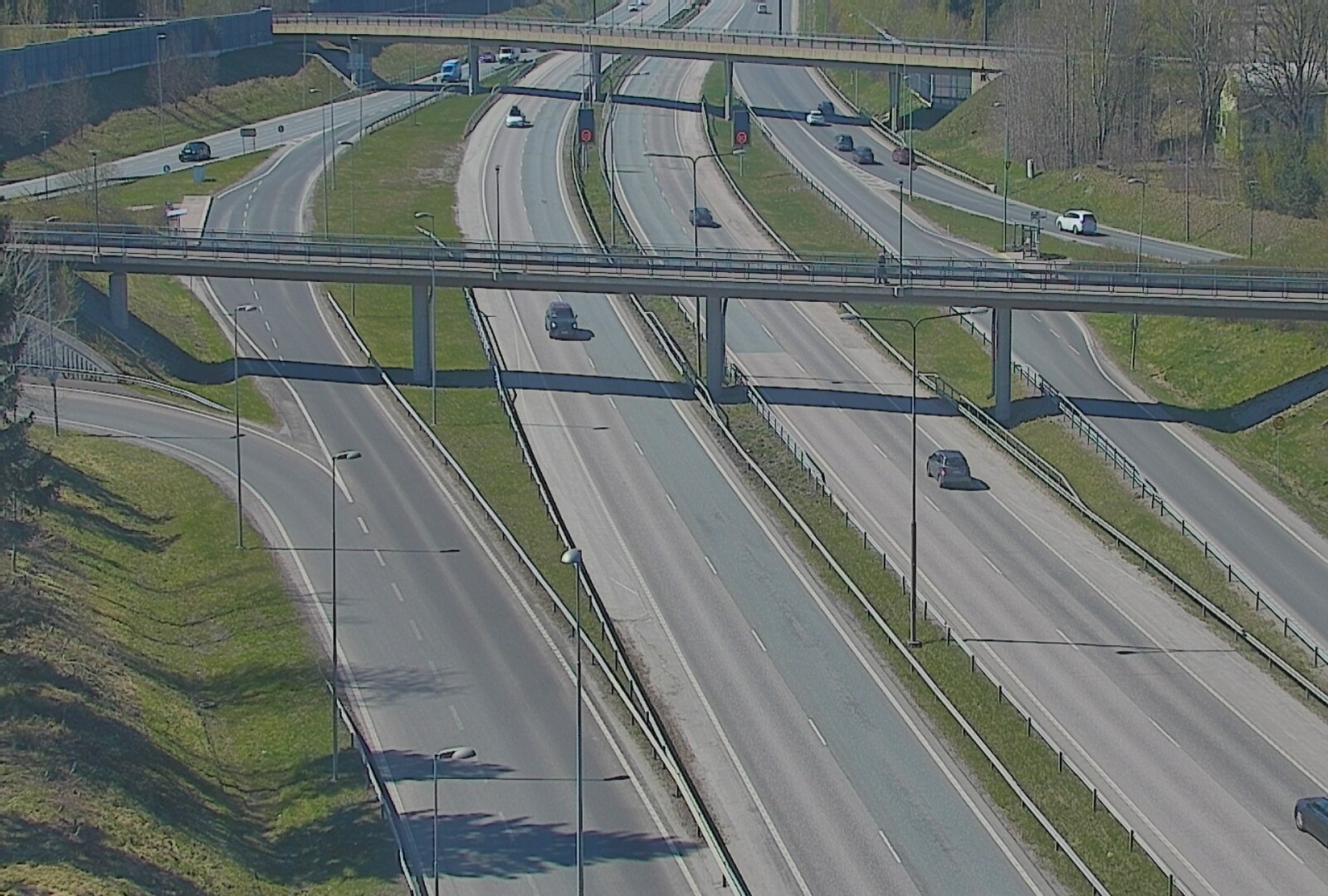 Weather Camera Image Väg 101 Esbo, Åboleden korsning, Espoo, Uusimaa