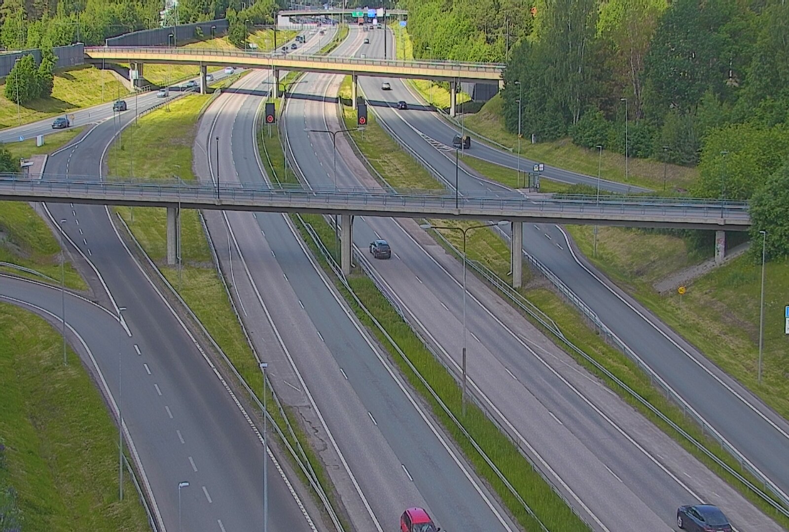 Kelikamerat Kuva Tie 101 Espoo, Turunväylän risteys, Espoo, Uusimaa