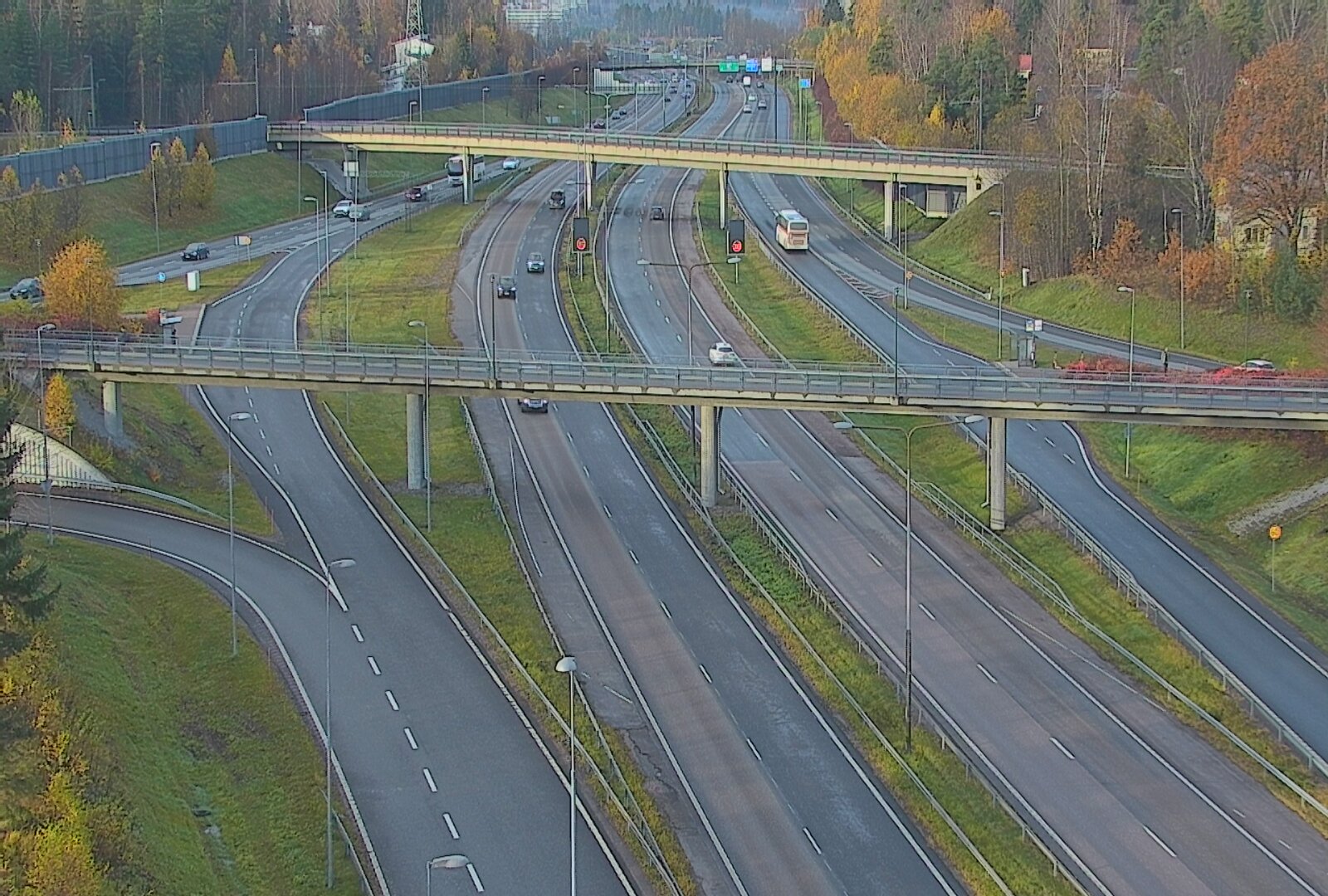 Kelikamerat Kuva Tie 101 Espoo, Turunväylän risteys, Espoo, Uusimaa