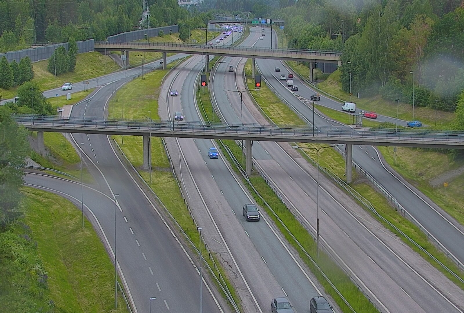 Weather Camera Image Road 101 Espoo, Turunväylä risteys, Espoo, Uusimaa