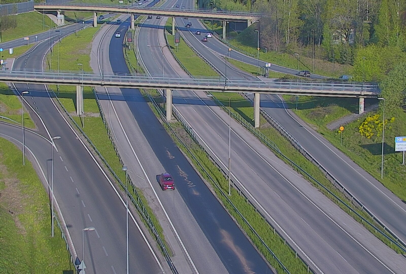 Kelikamerat Kuva Tie 101 Espoo, Turunväylän risteys, Espoo, Uusimaa