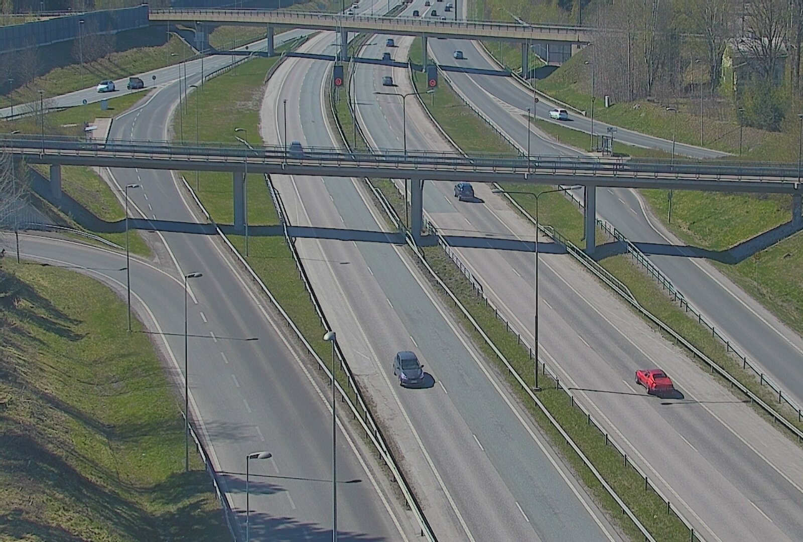 Weather Camera Image Väg 101 Esbo, Åboleden korsning, Espoo, Uusimaa