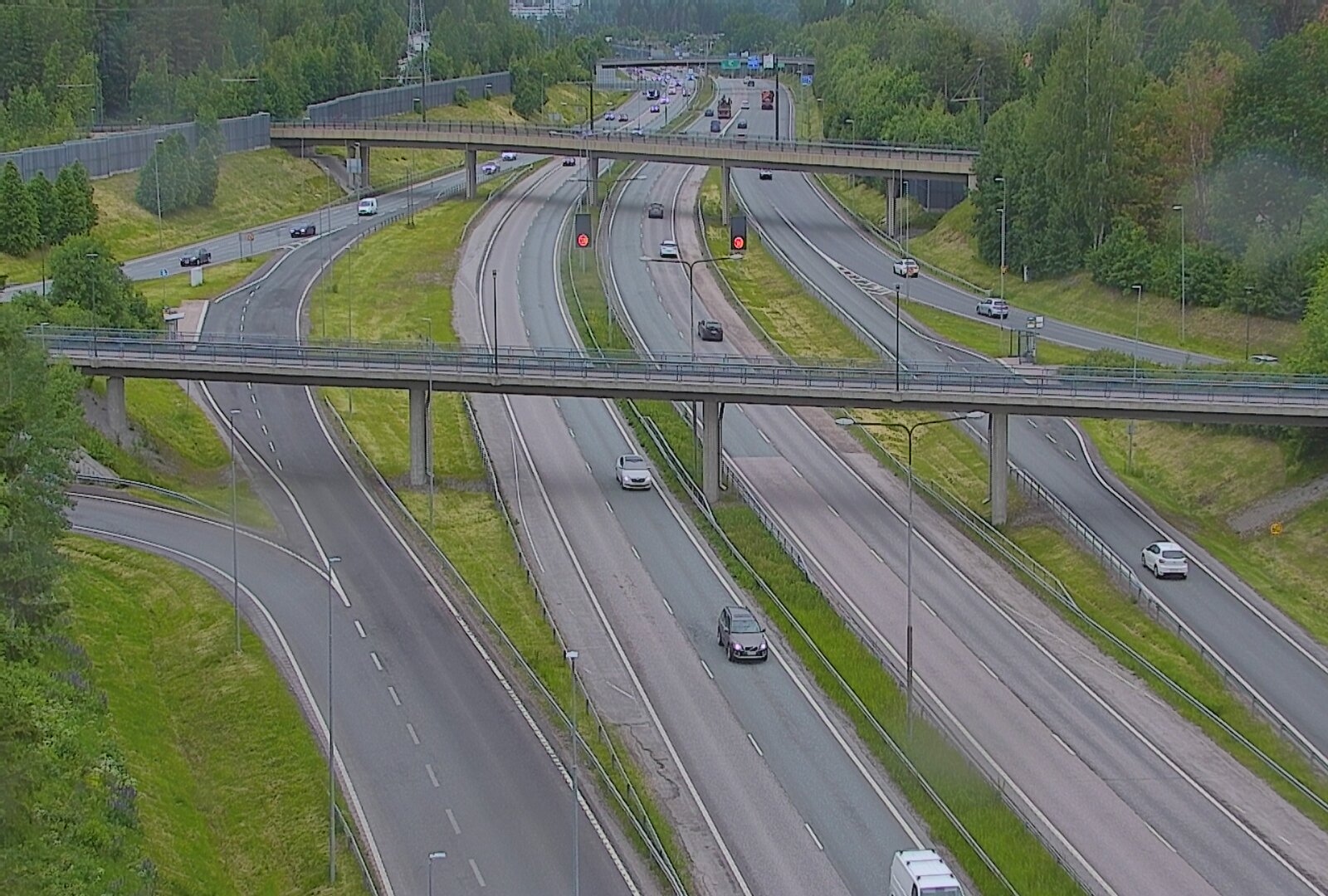 Weather Camera Image Road 101 Espoo, Turunväylä risteys, Espoo, Uusimaa