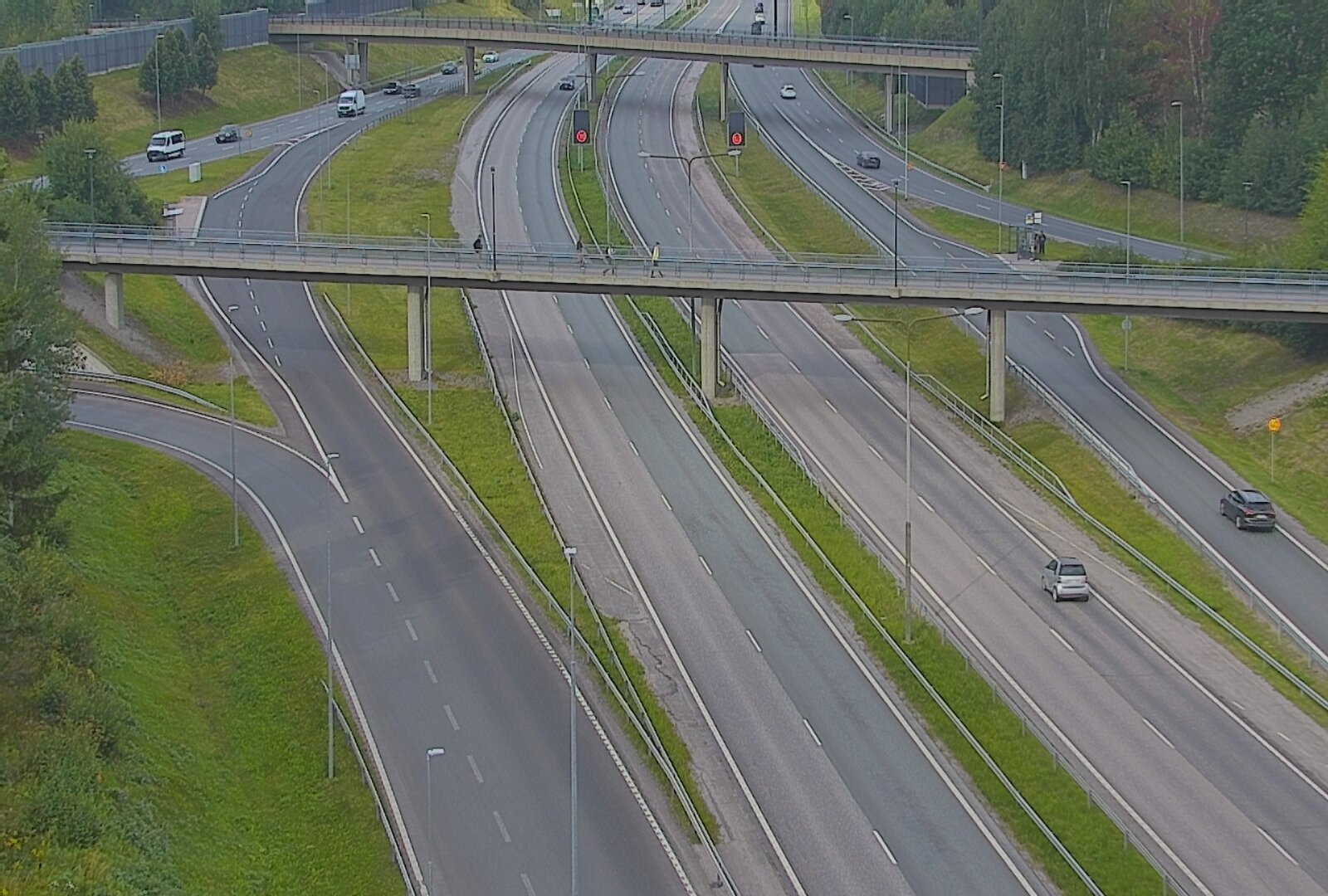 Weather Camera Image Väg 101 Esbo, Åboleden korsning, Espoo, Uusimaa