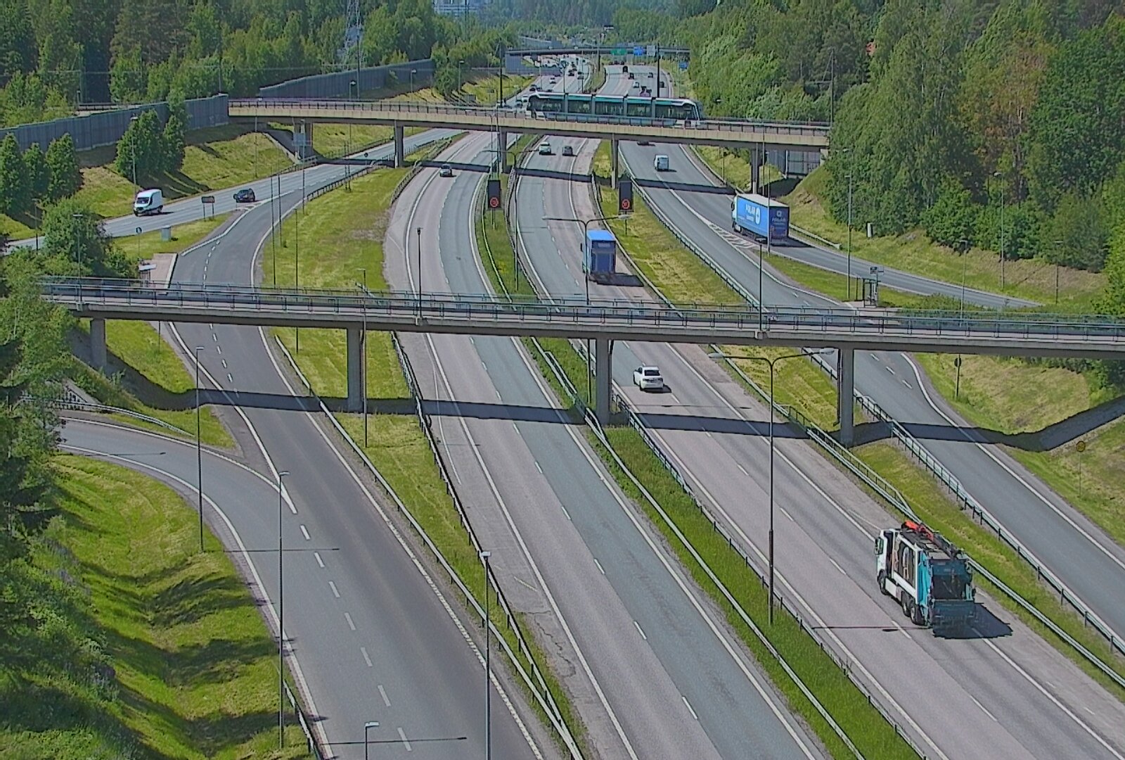 Kelikamerat Kuva Tie 101 Espoo, Turunväylän risteys, Espoo, Uusimaa
