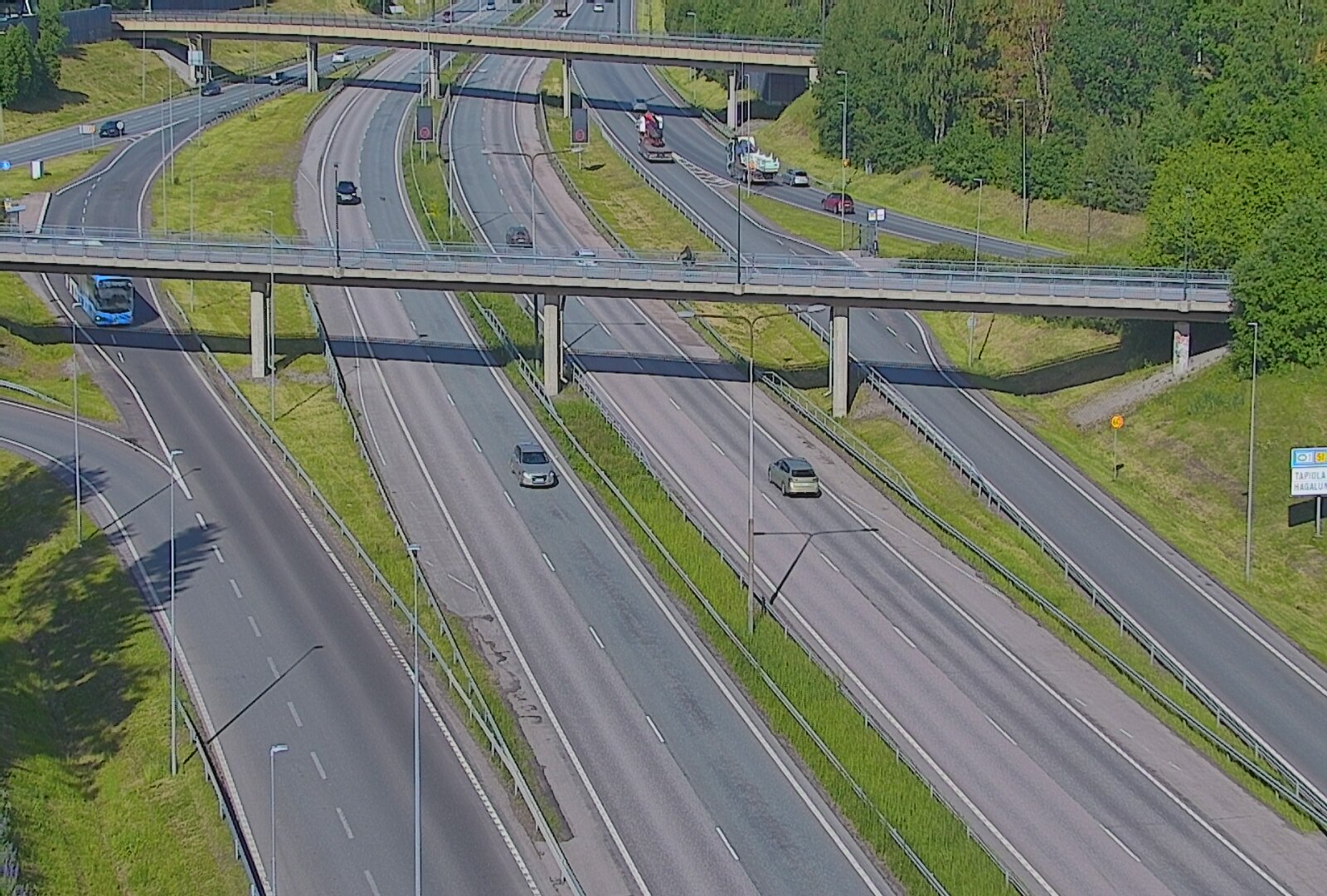Kelikamerat Kuva Tie 101 Espoo, Turunväylän risteys, Espoo, Uusimaa