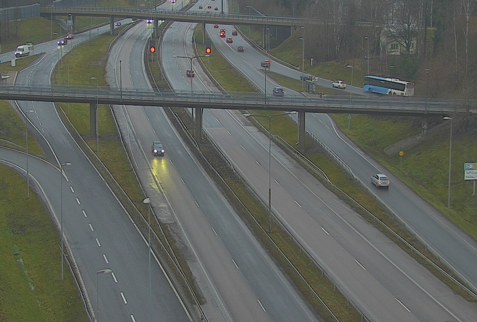 Weather Camera Image Väg 101 Esbo, Åboleden korsning, Espoo, Uusimaa