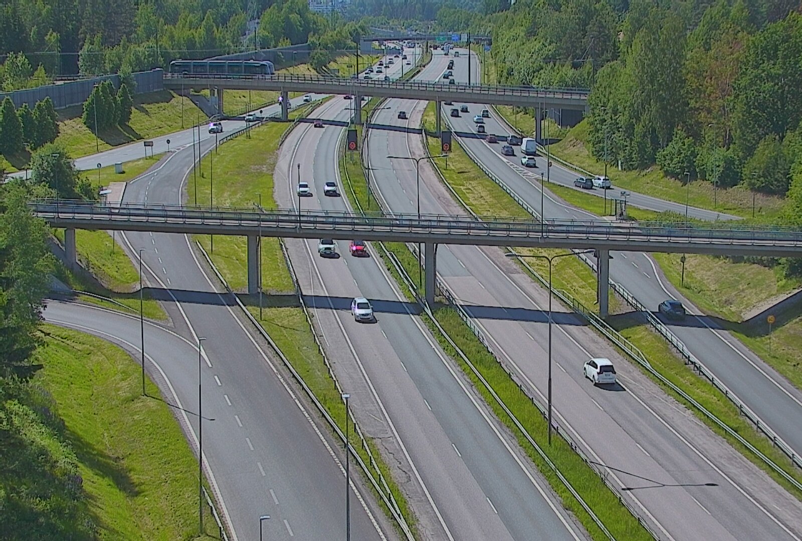 Kelikamerat Kuva Tie 101 Espoo, Turunväylän risteys, Espoo, Uusimaa