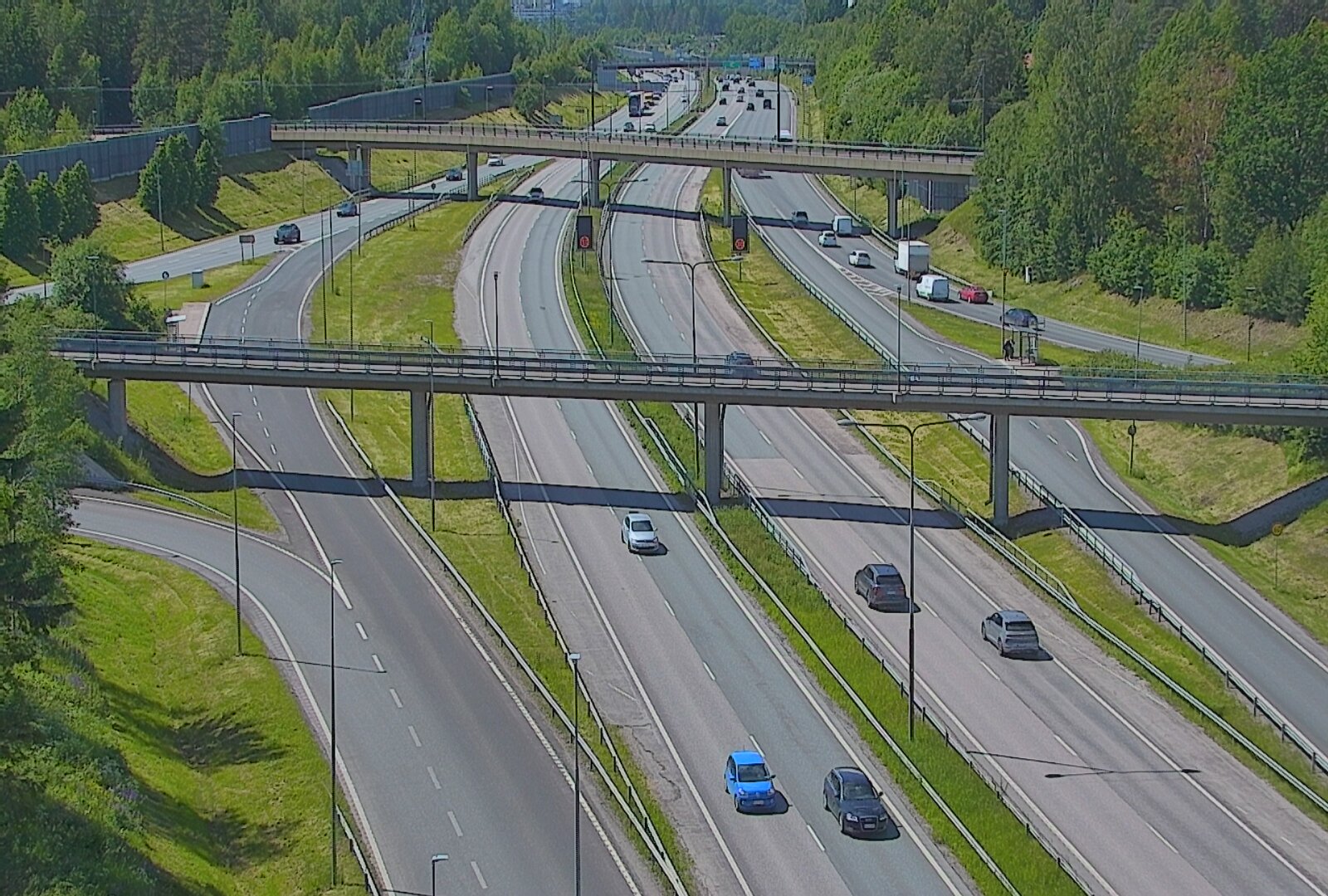 Kelikamerat Kuva Tie 101 Espoo, Turunväylän risteys, Espoo, Uusimaa