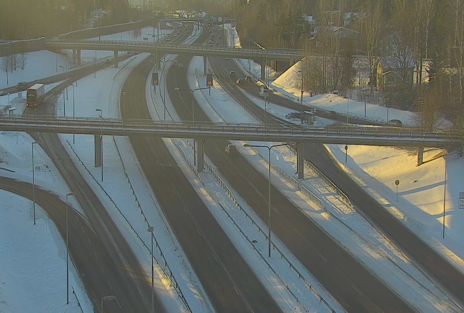 Kelikamerat Kuva Tie 101 Espoo, Turunväylän risteys, Espoo, Uusimaa
