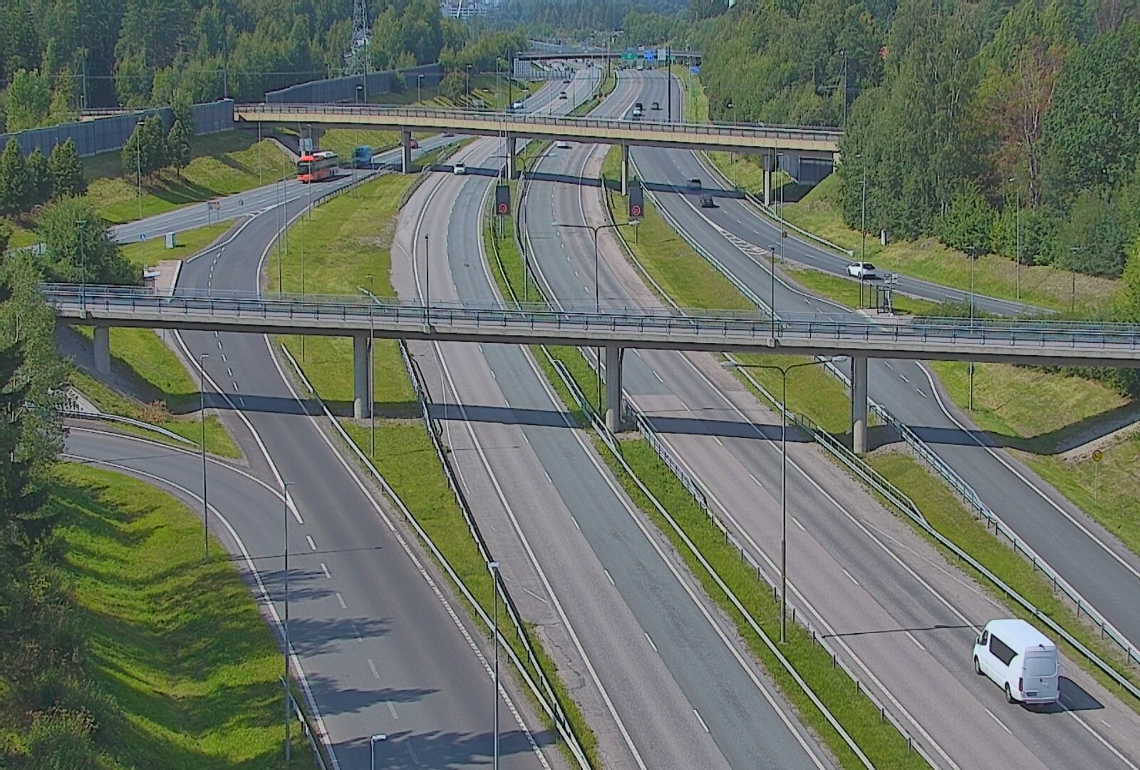 Weather Camera Image Road 101 Espoo, Turunväylä risteys, Espoo, Uusimaa