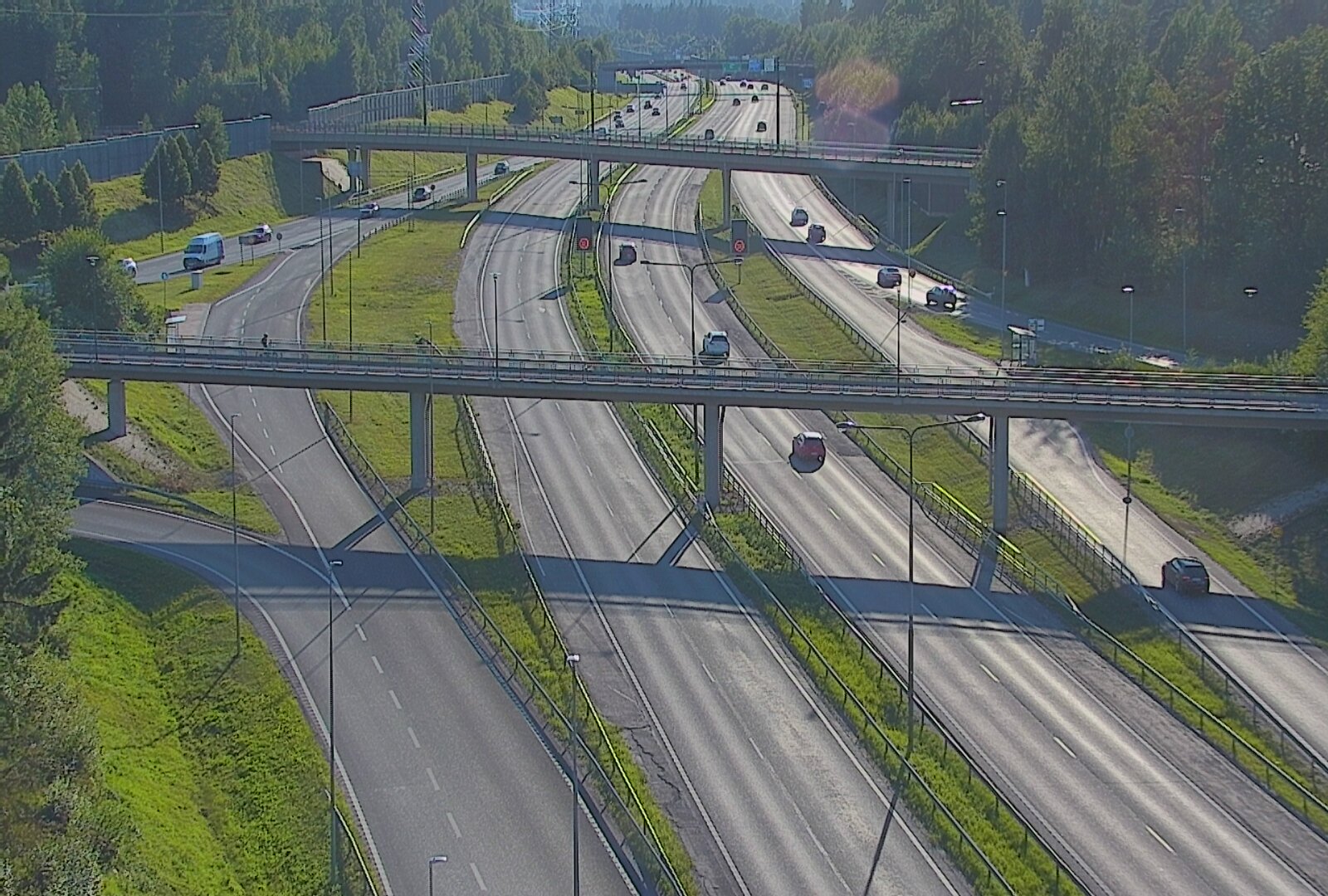 Kelikamerat Kuva Tie 101 Espoo, Turunväylän risteys, Espoo, Uusimaa