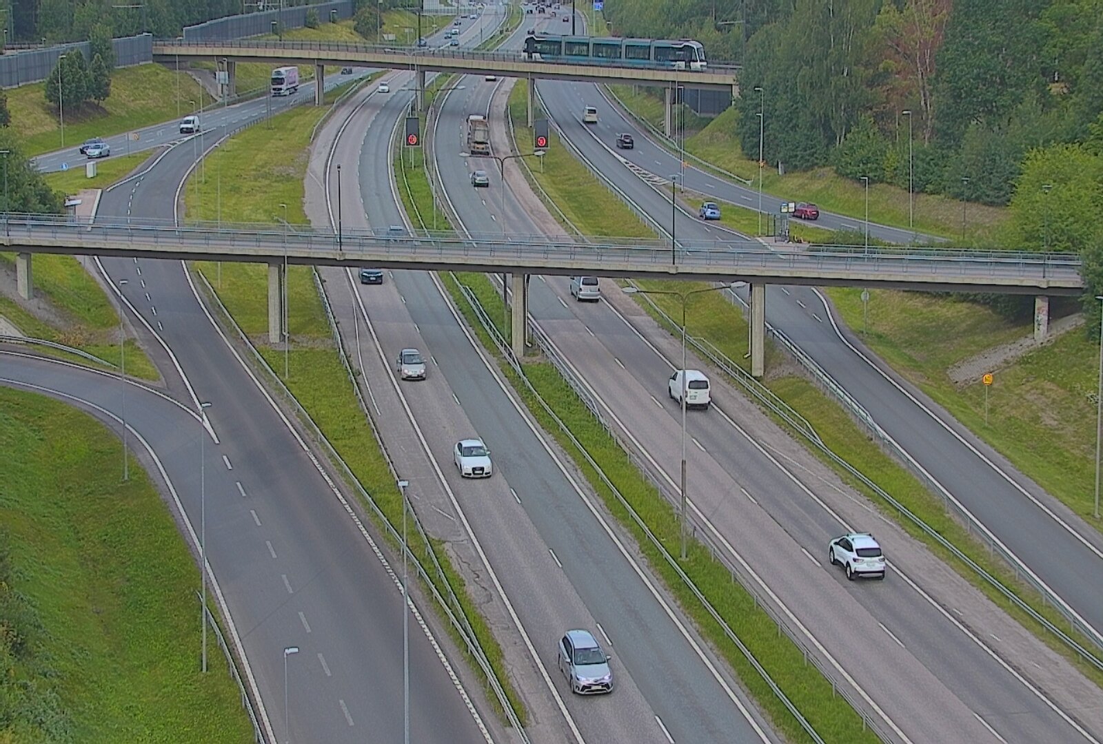 Kelikamerat Kuva Tie 101 Espoo, Turunväylän risteys, Espoo, Uusimaa