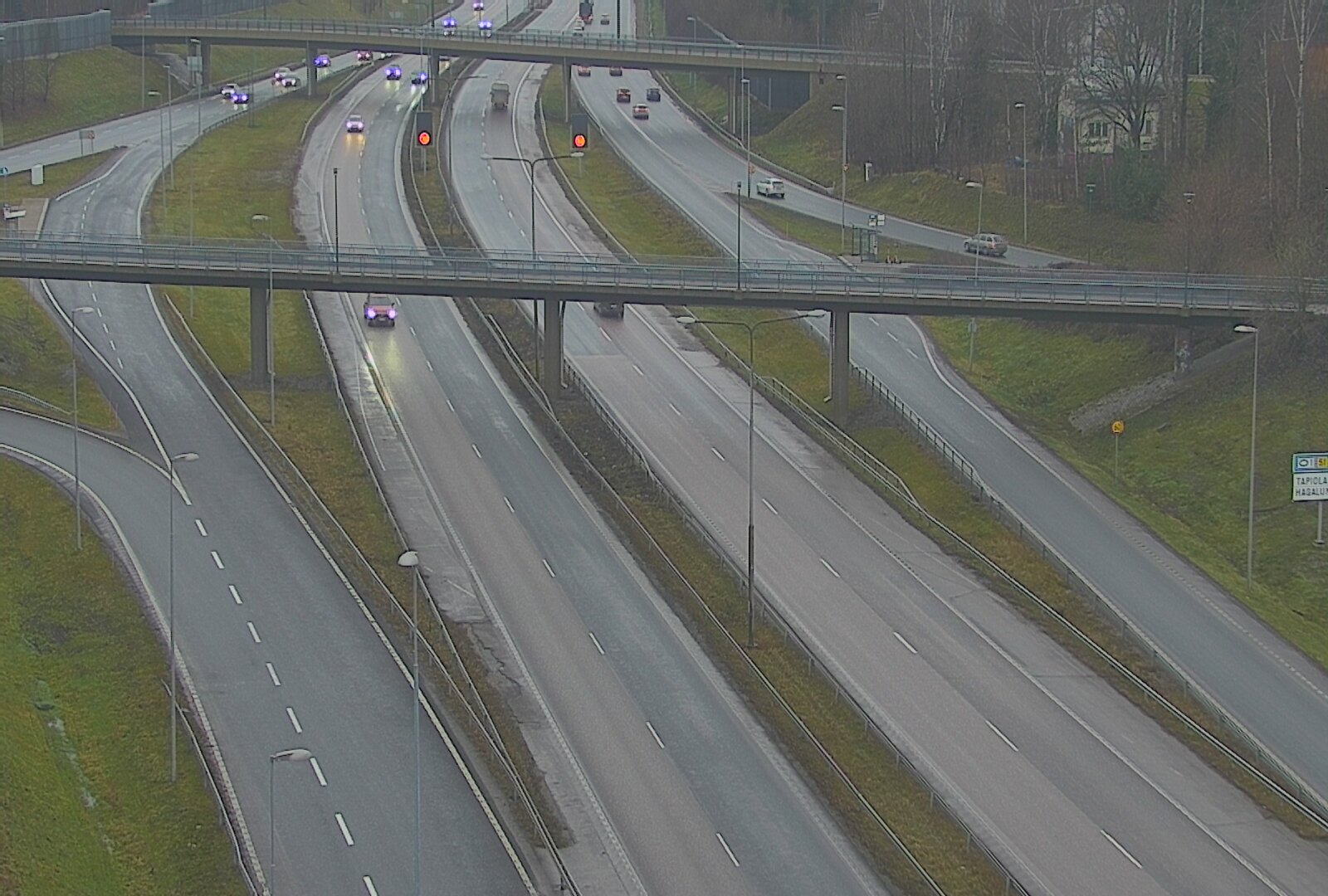 Weather Camera Image Väg 101 Esbo, Åboleden korsning, Espoo, Uusimaa