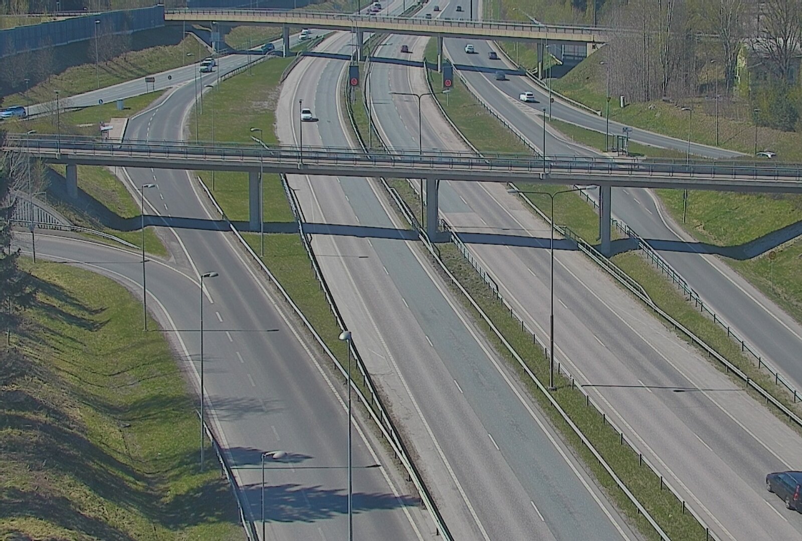 Weather Camera Image Väg 101 Esbo, Åboleden korsning, Espoo, Uusimaa