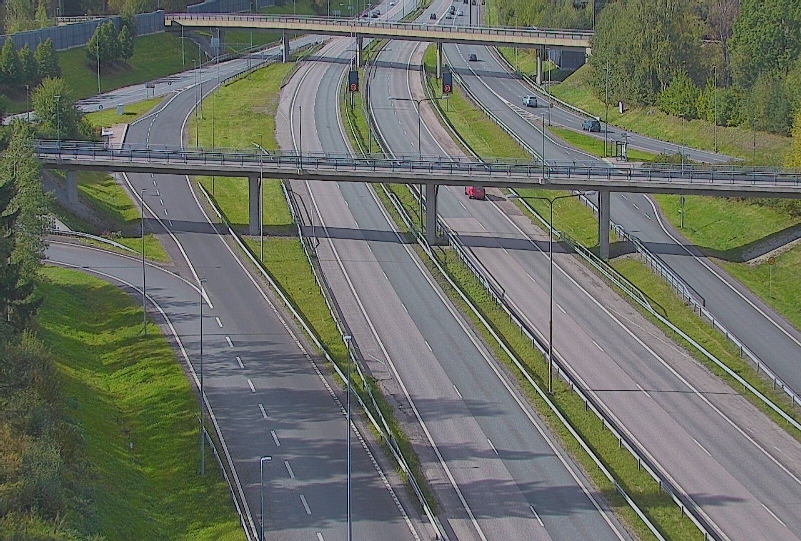 Weather Camera Image Road 101 Espoo, Turunväylä risteys, Espoo, Uusimaa