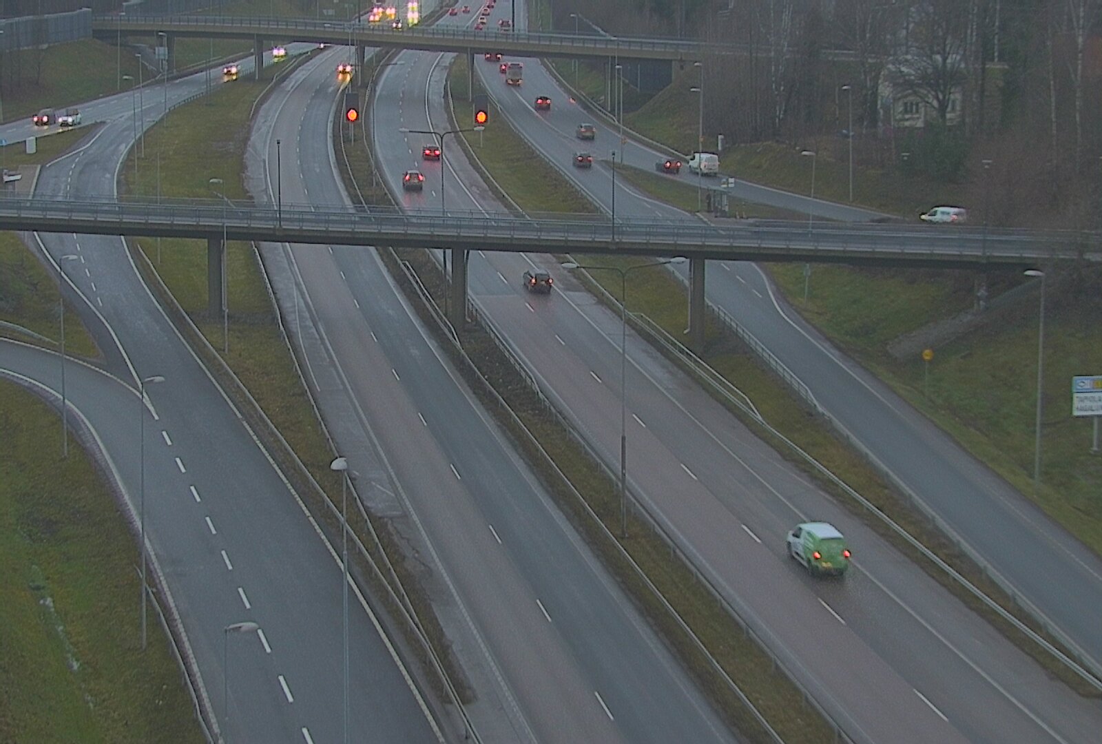 Weather Camera Image Väg 101 Esbo, Åboleden korsning, Espoo, Uusimaa