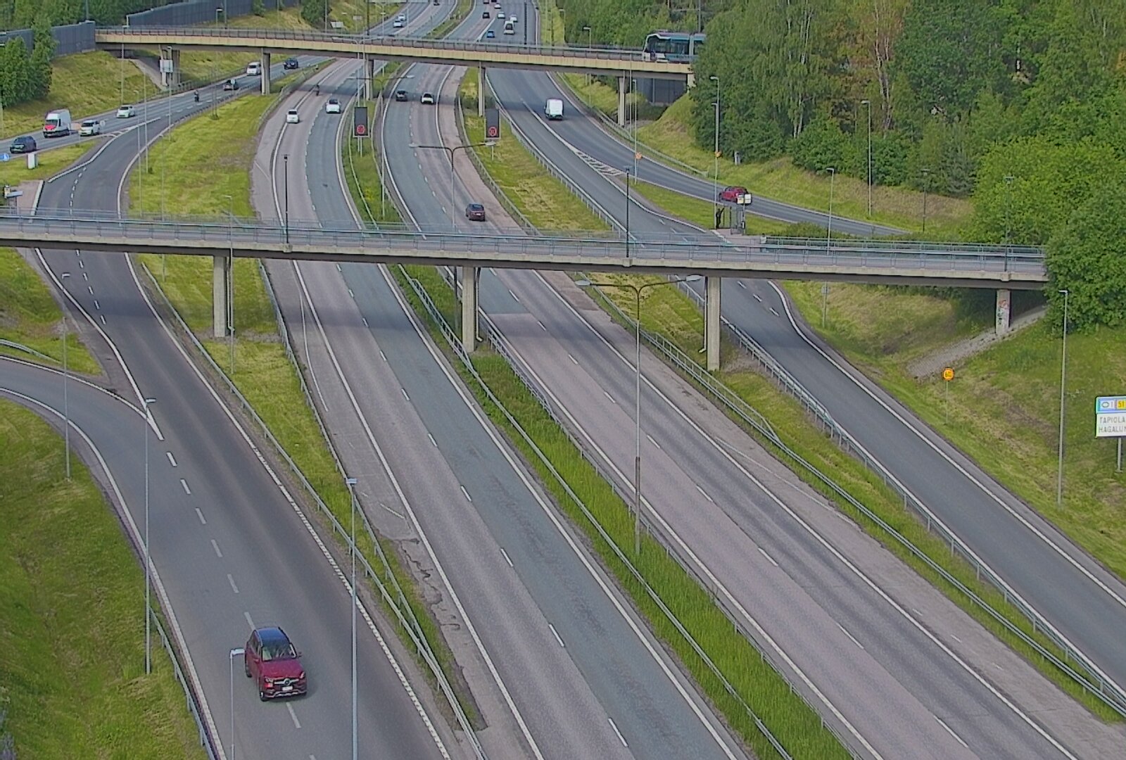 Kelikamerat Kuva Tie 101 Espoo, Turunväylän risteys, Espoo, Uusimaa