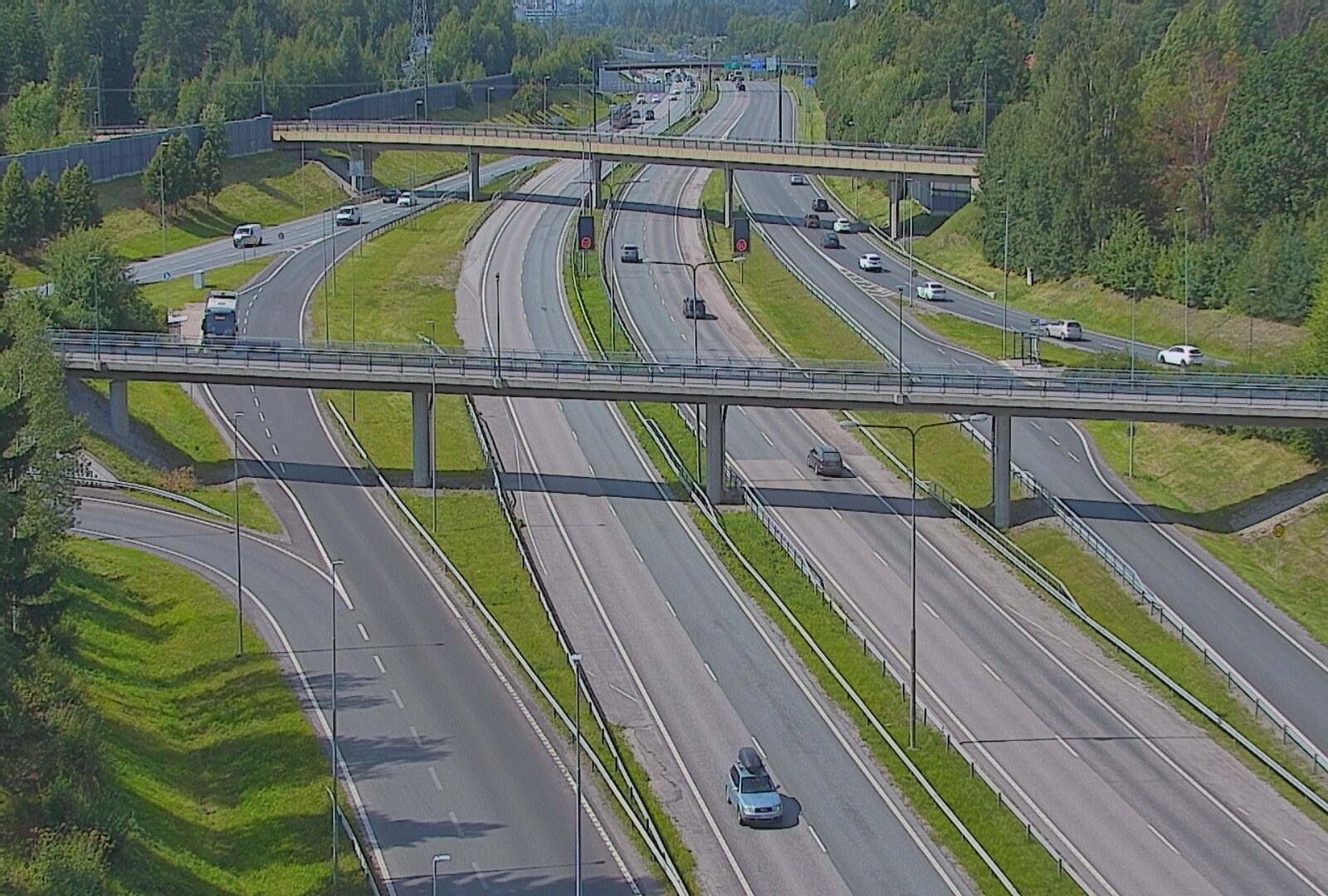 Weather Camera Image Road 101 Espoo, Turunväylä risteys, Espoo, Uusimaa