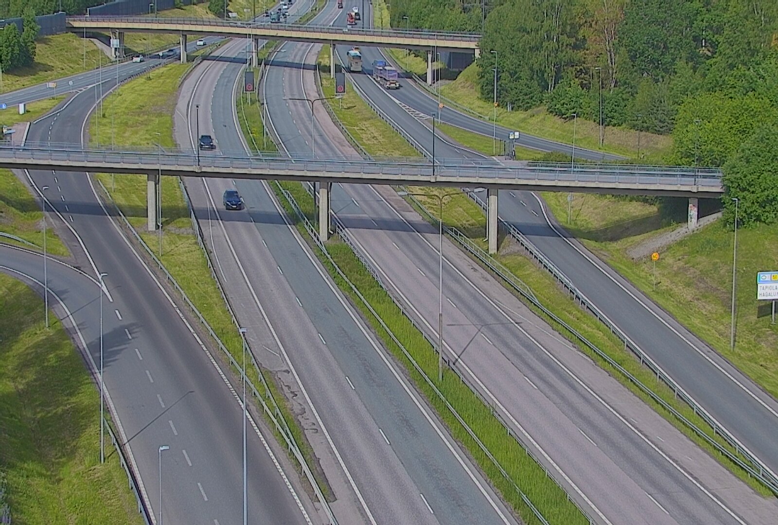 Kelikamerat Kuva Tie 101 Espoo, Turunväylän risteys, Espoo, Uusimaa