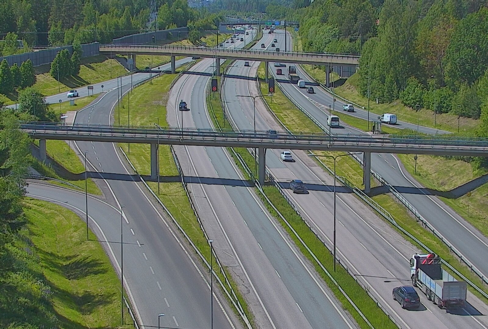 Kelikamerat Kuva Tie 101 Espoo, Turunväylän risteys, Espoo, Uusimaa