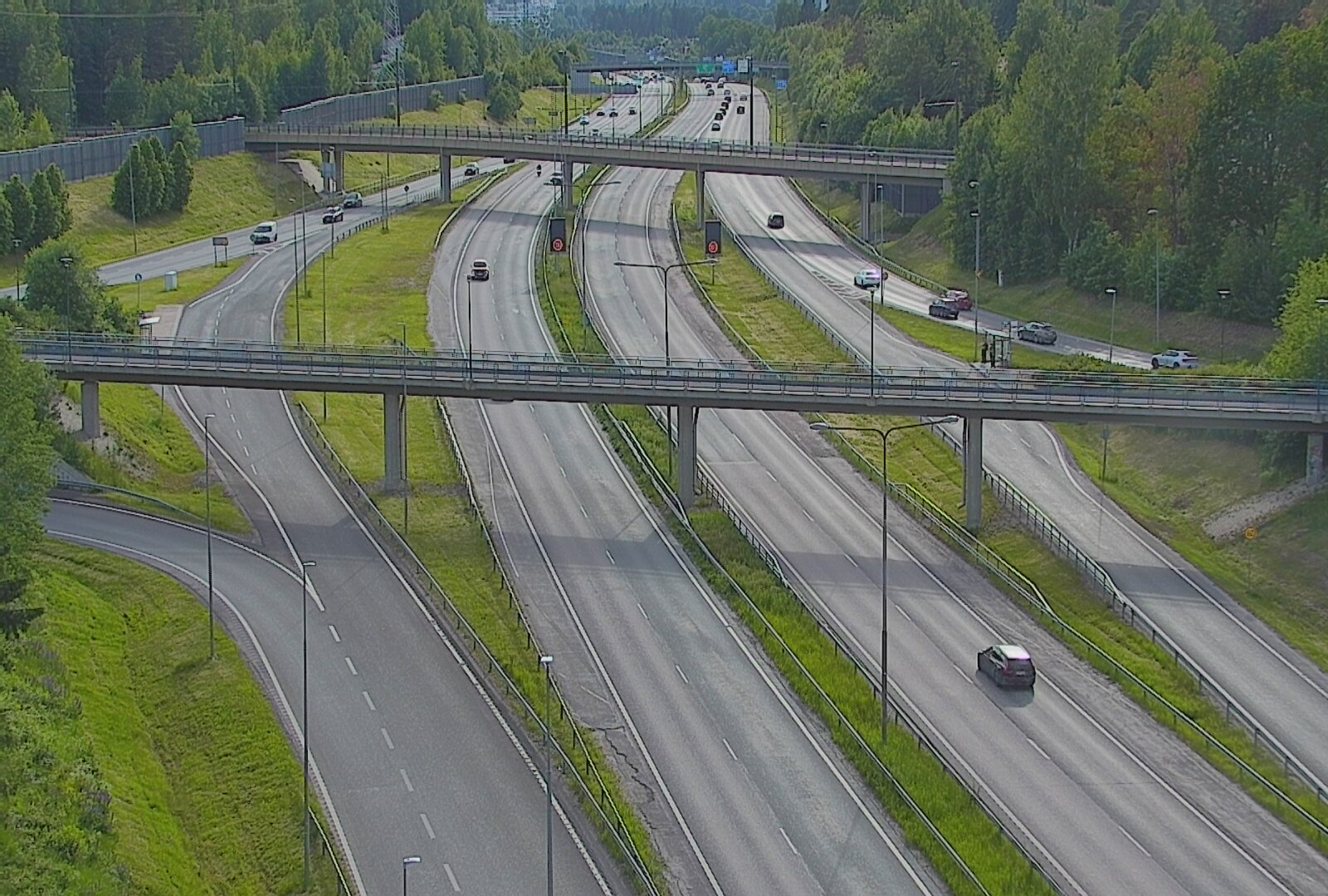 Kelikamerat Kuva Tie 101 Espoo, Turunväylän risteys, Espoo, Uusimaa