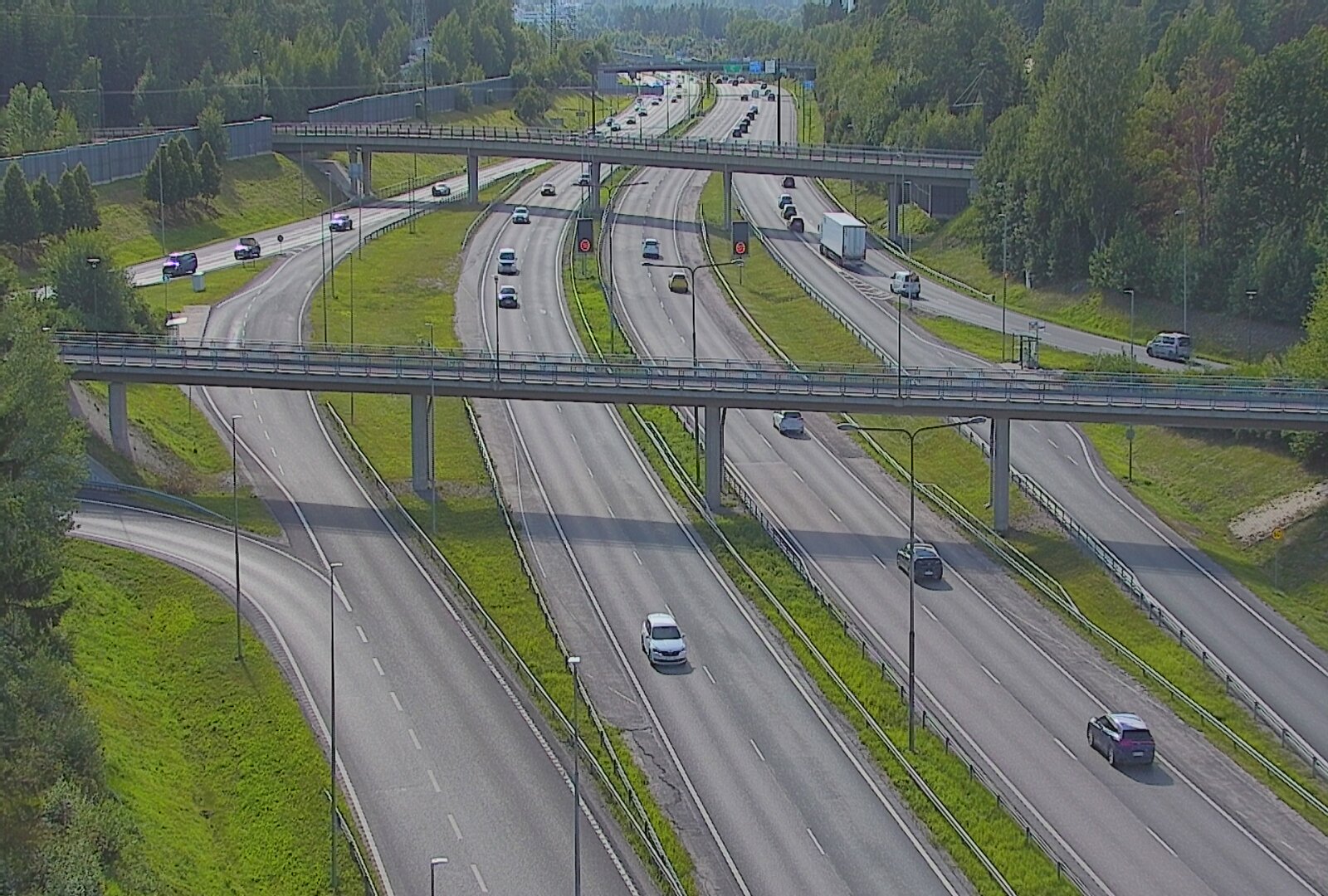Kelikamerat Kuva Tie 101 Espoo, Turunväylän risteys, Espoo, Uusimaa