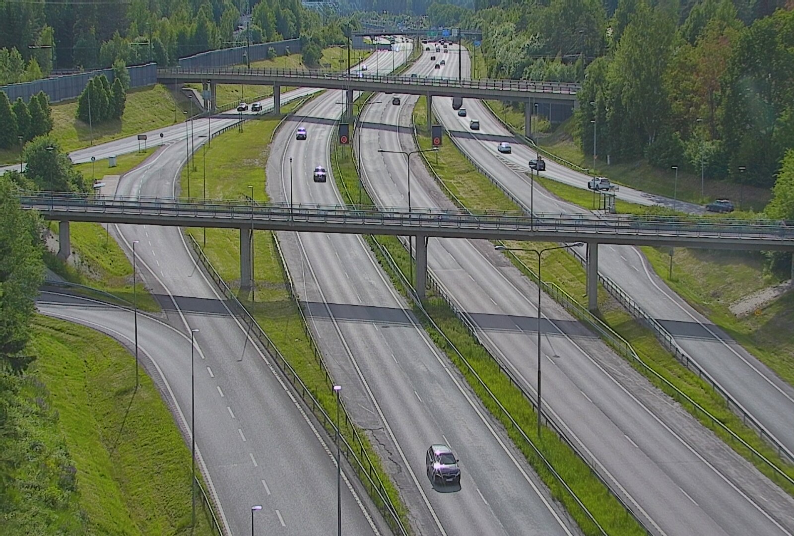Kelikamerat Kuva Tie 101 Espoo, Turunväylän risteys, Espoo, Uusimaa
