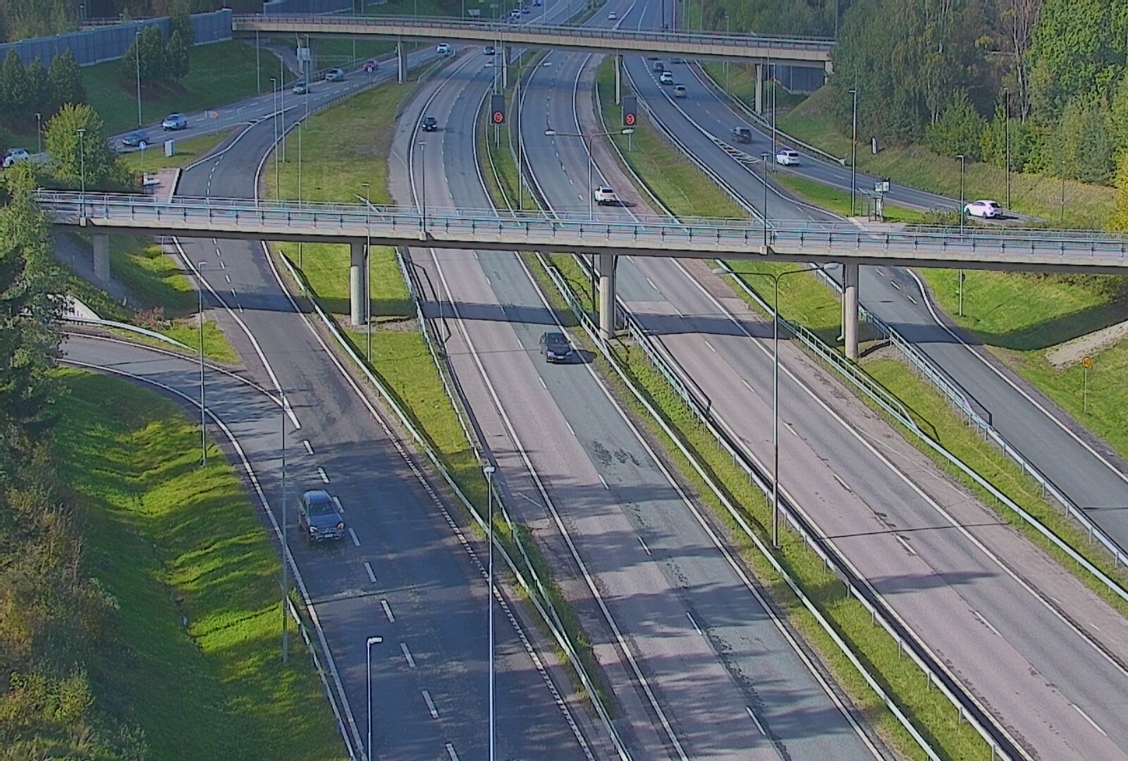 Weather Camera Image Road 101 Espoo, Turunväylä risteys, Espoo, Uusimaa
