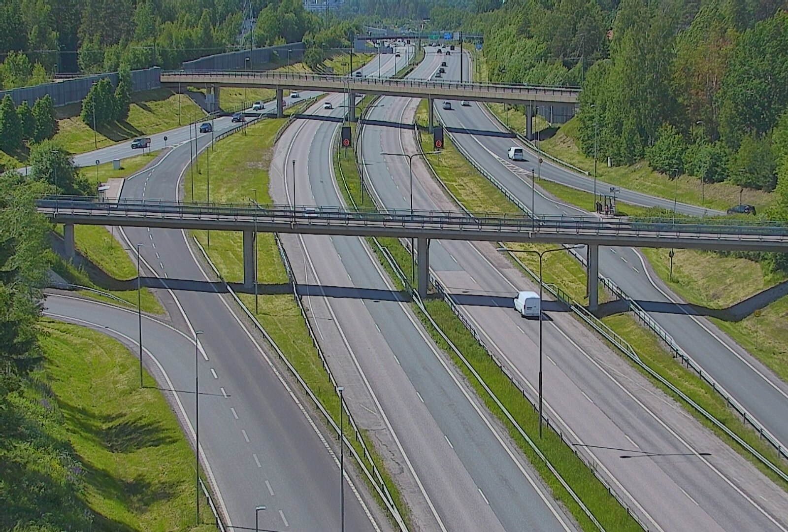 Kelikamerat Kuva Tie 101 Espoo, Turunväylän risteys, Espoo, Uusimaa