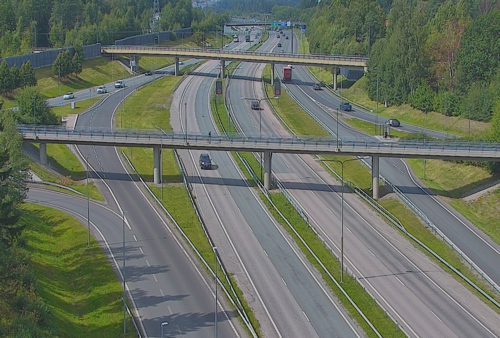 Weather Camera Image Road 101 Espoo, Turunväylä risteys, Espoo, Uusimaa