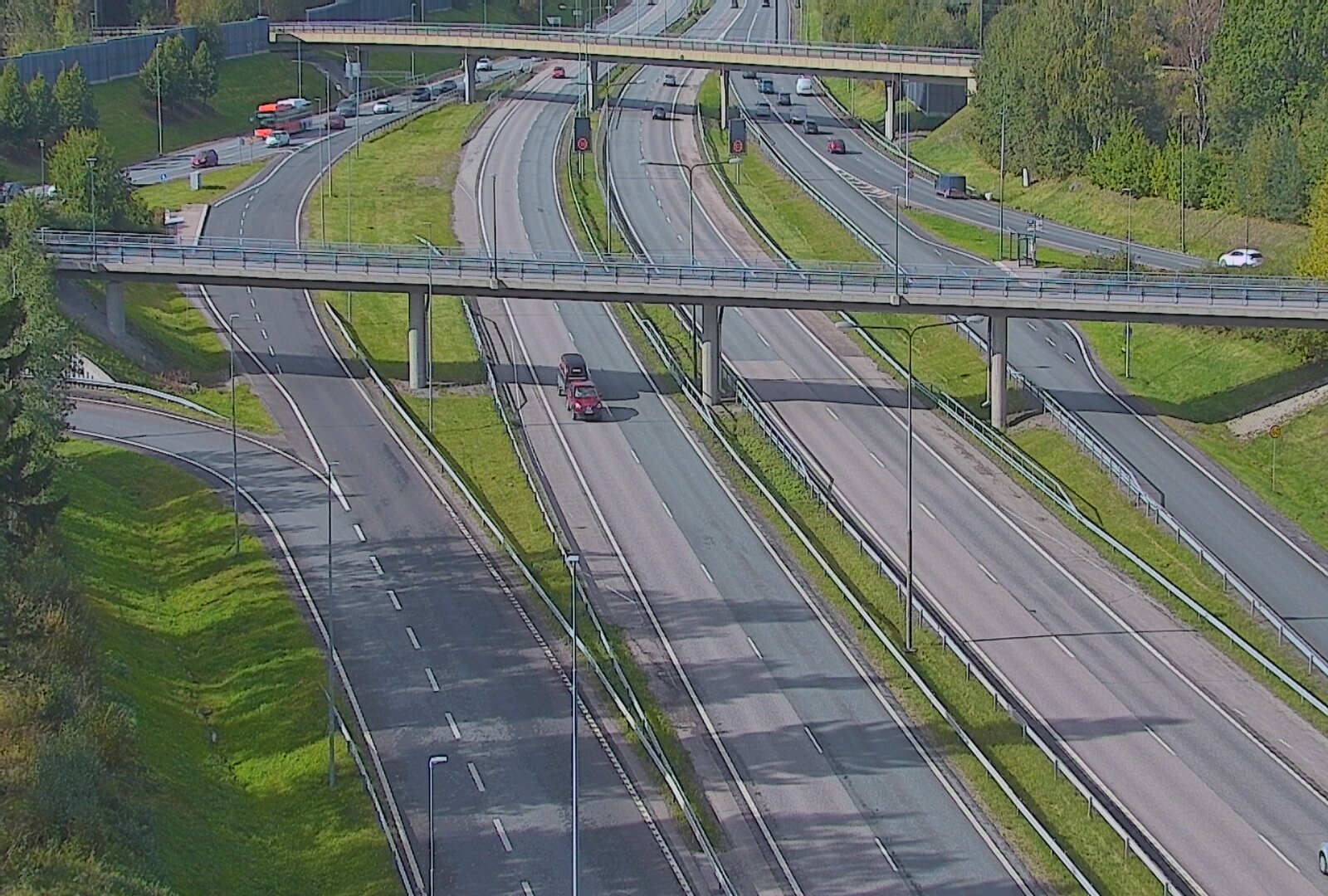 Weather Camera Image Road 101 Espoo, Turunväylä risteys, Espoo, Uusimaa