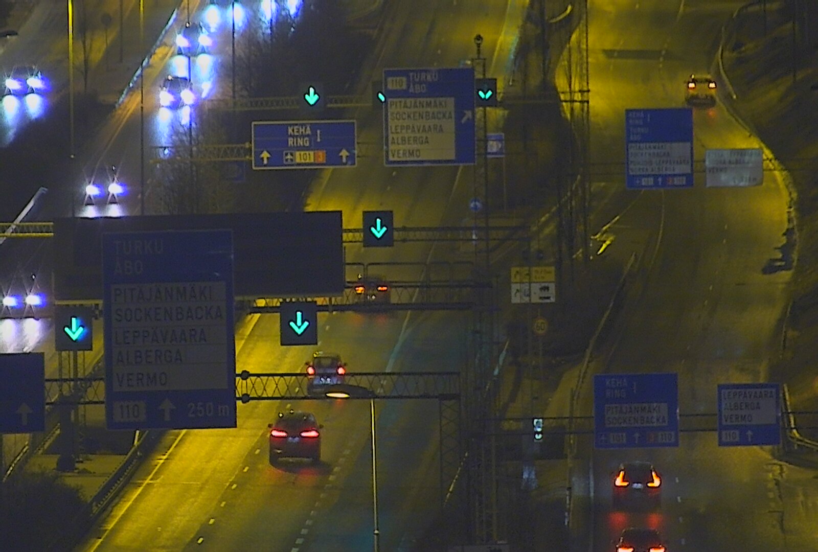 Weather Camera Image Road 101 Espoo, Turunväylä risteys, Espoo, Uusimaa